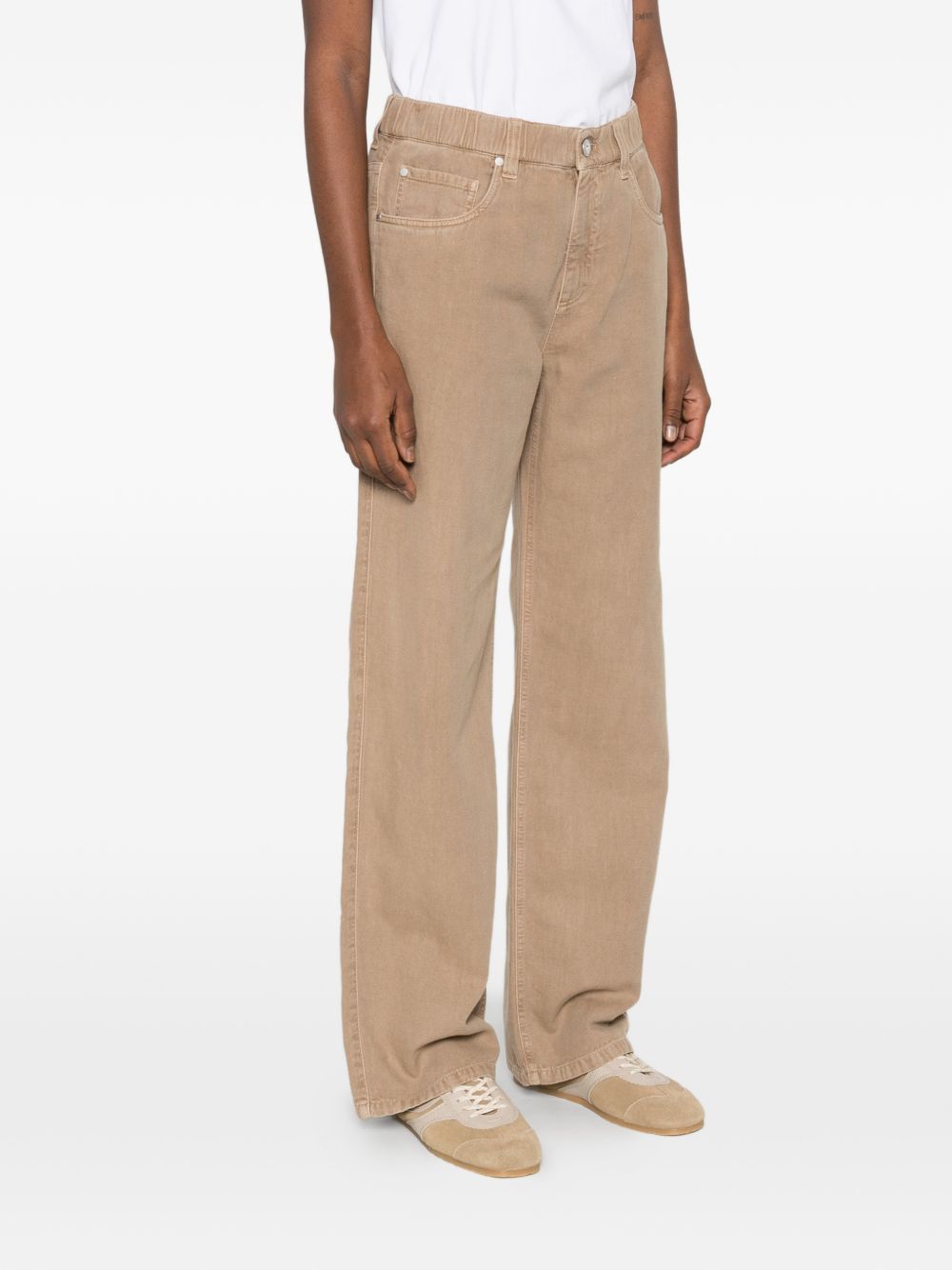 Brunello Cucinelli COTTON AND LINEN BLEND TROUSERS Size 32" / US 10 / IT 46 - 3 Thumbnail