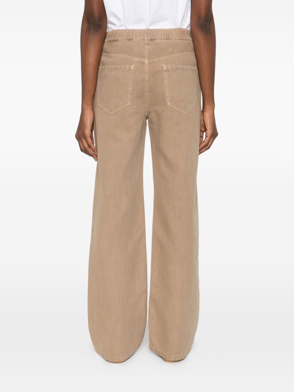 Brunello Cucinelli COTTON AND LINEN BLEND TROUSERS Size 32" / US 10 / IT 46 - 5 Thumbnail