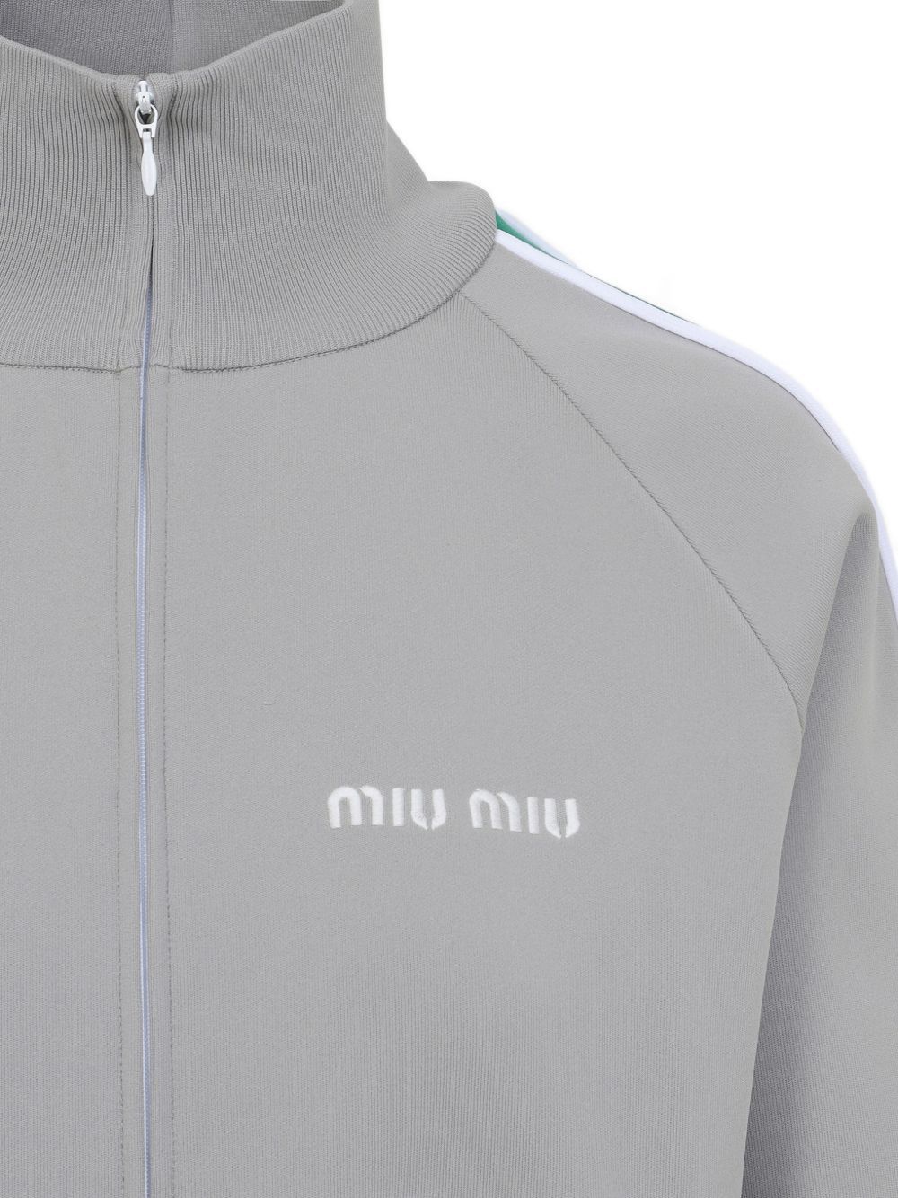 Miu Miu LOGO NYLON CARDIGAN Size M / US 6-8 / IT 42-44 - 2 Thumbnail