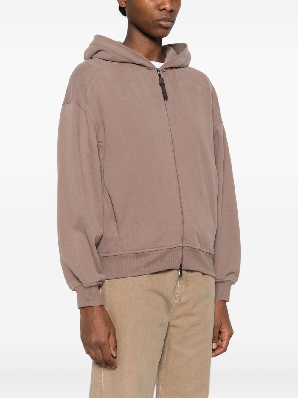 Brunello Cucinelli COTTON HOODIE Size S / US 4 / IT 40 - 4 Thumbnail
