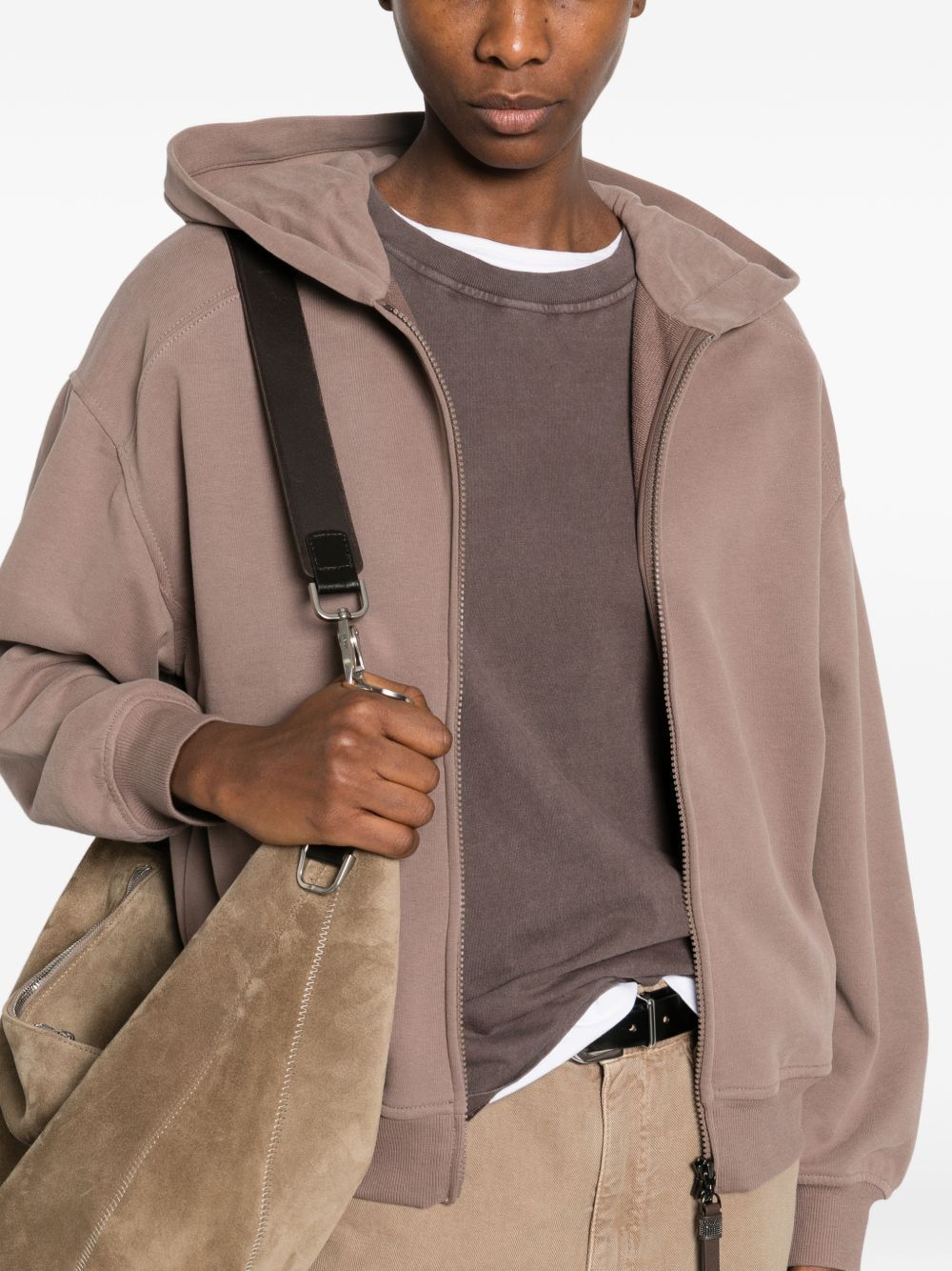 Brunello Cucinelli COTTON HOODIE Size XS / US 0-2 / IT 36-38 - 2 Thumbnail