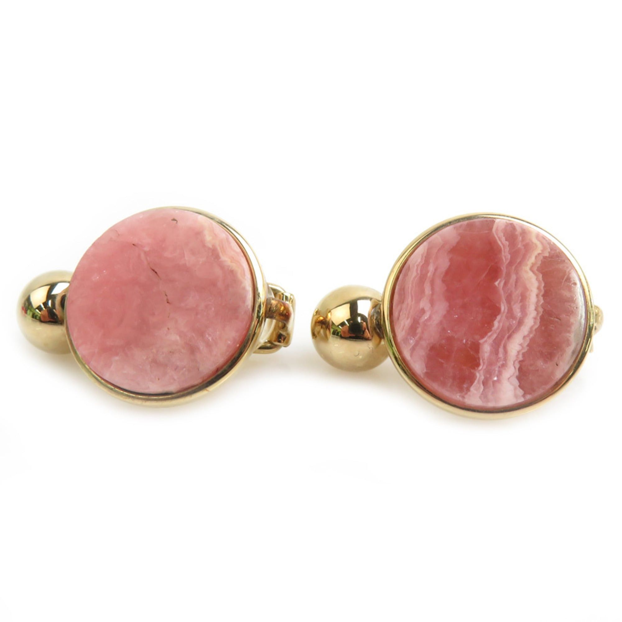 Dior Christian Dior Earrings, Metal and Stone, Gold Pink, Women's, Free Shipping, r11078a Size ONE SIZE - 2 Thumbnail