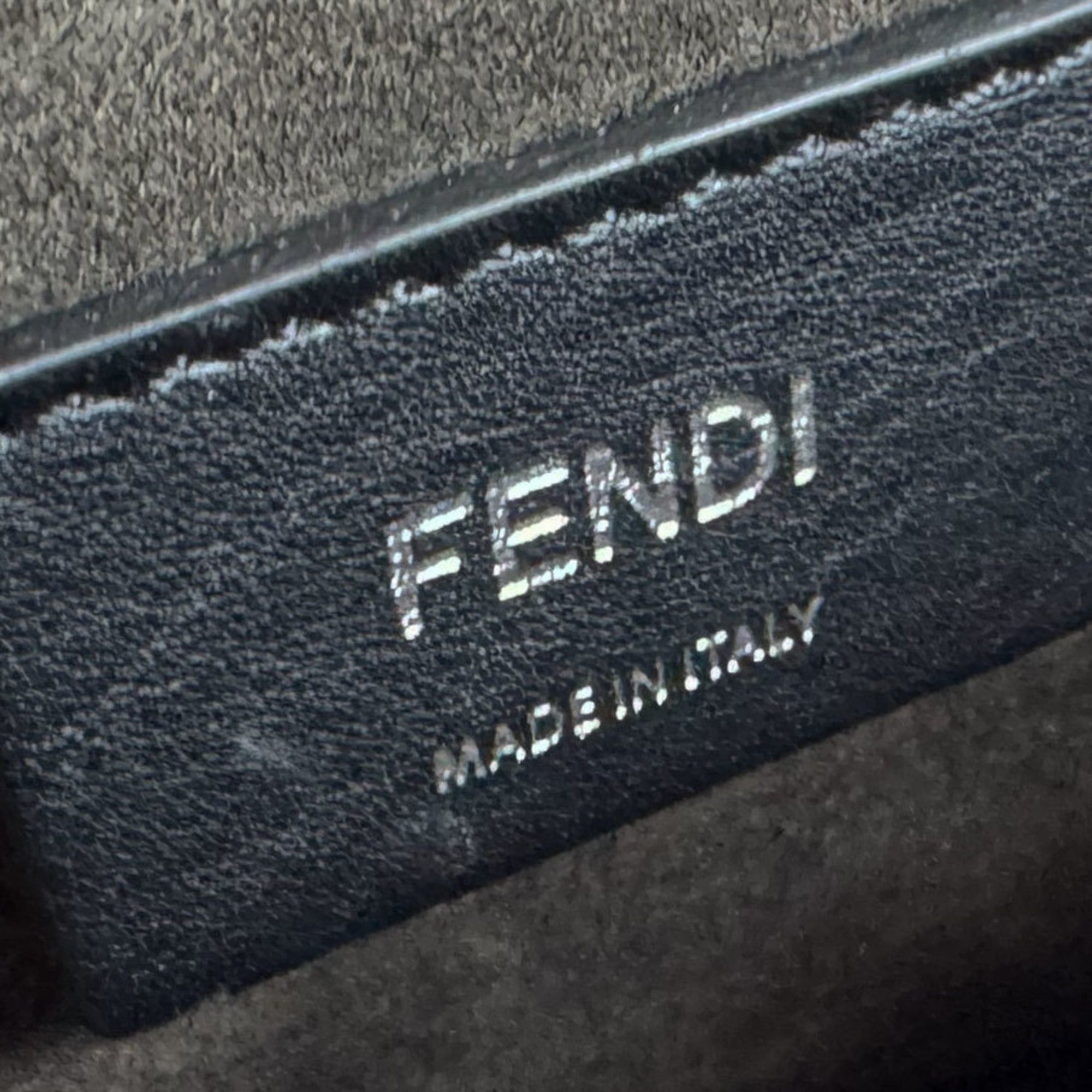 Fendi Fendi Canayef fur shoulder bag in red, women's, 8BT284 A06E, free shipping, z8922 Size ONE SIZE - 11 Thumbnail