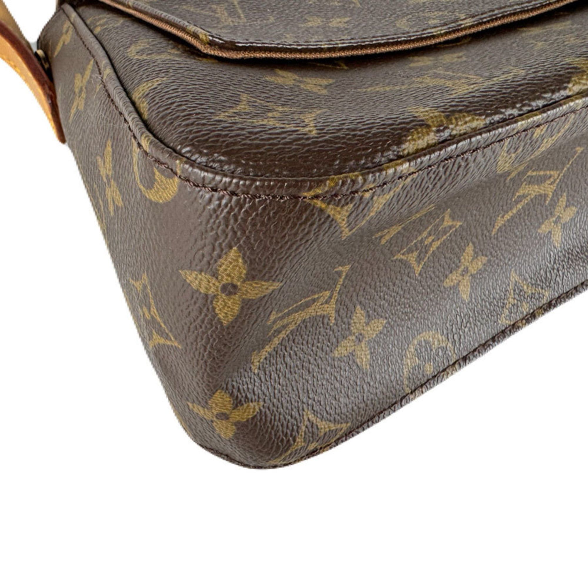 Louis Vuitton Louis Vuitton Monogram Mini Looping Shoulder Bag in Canvas, Brown, Women's, M51147, Free Shipping, z8894 Size ONE SIZE - 8 Thumbnail