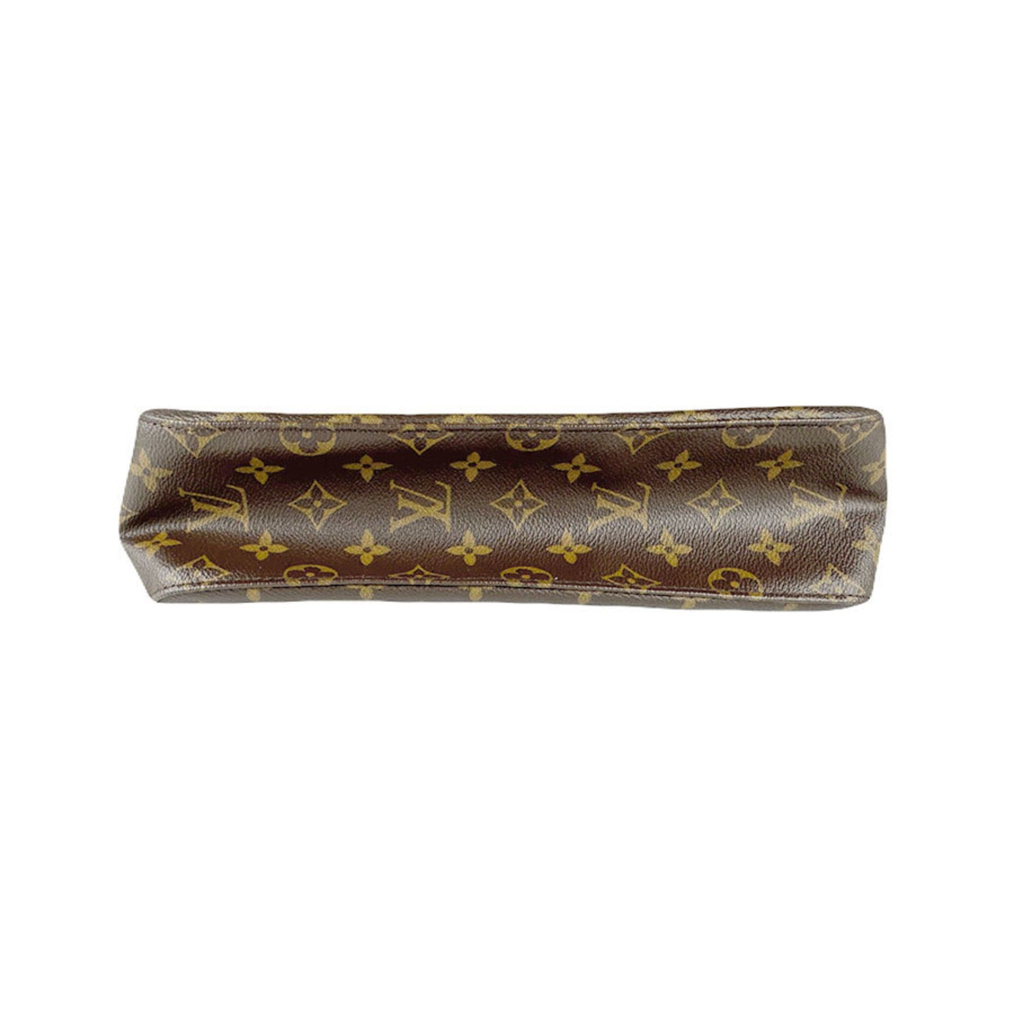 Louis Vuitton Louis Vuitton Monogram Mini Looping Shoulder Bag in Canvas, Brown, Women's, M51147, Free Shipping, z8894 Size ONE SIZE - 4 Thumbnail