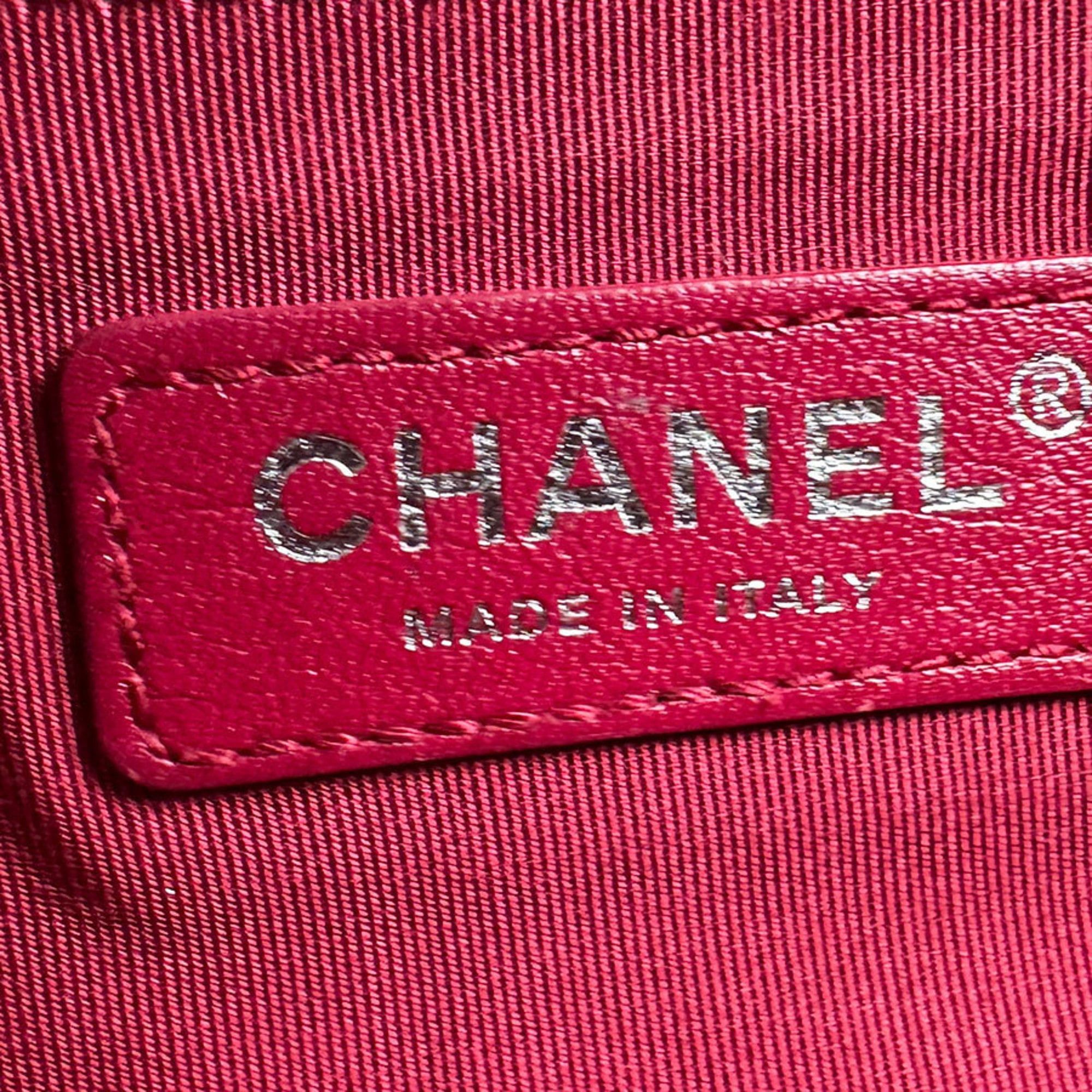 Chanel CHANEL Gabrielle de Chanel Shoulder Bag, Leather, Silver, Women's, Free Shipping, z8885 Size ONE SIZE - 12 Thumbnail