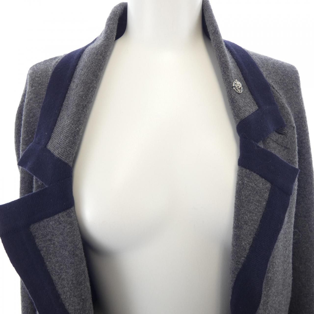 Chanel Chanel Chanel Coat Textile Outerwear P34434K00988 08A DUTY FREE for USA Size ONE SIZE - 6 Thumbnail