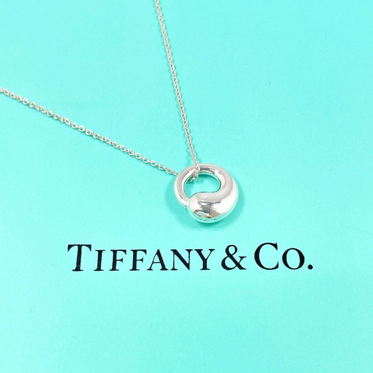 Tiffany & Co. Tiffany & Co. Tiffany&Co. Eternal Circle Elsa Peretti Silver 925 Necklace Precious Metal Necklace DUTY FREE for USA Size ONE SIZE - 2 Thumbnail