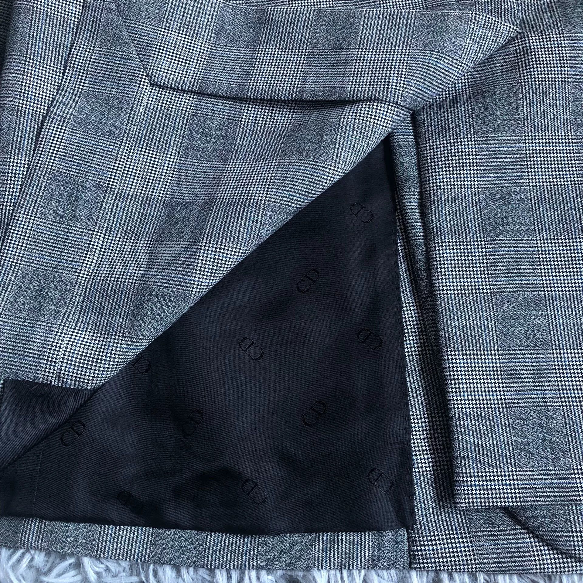 Dior Dior Homme 19SS Houndstooth Wool Blazer Size US L / EU 52-54 / 3 - 5 Thumbnail