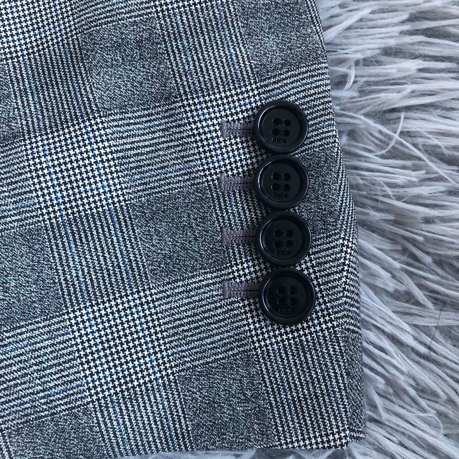 Dior Dior Homme 19SS Houndstooth Wool Blazer Size US L / EU 52-54 / 3 - 4 Thumbnail