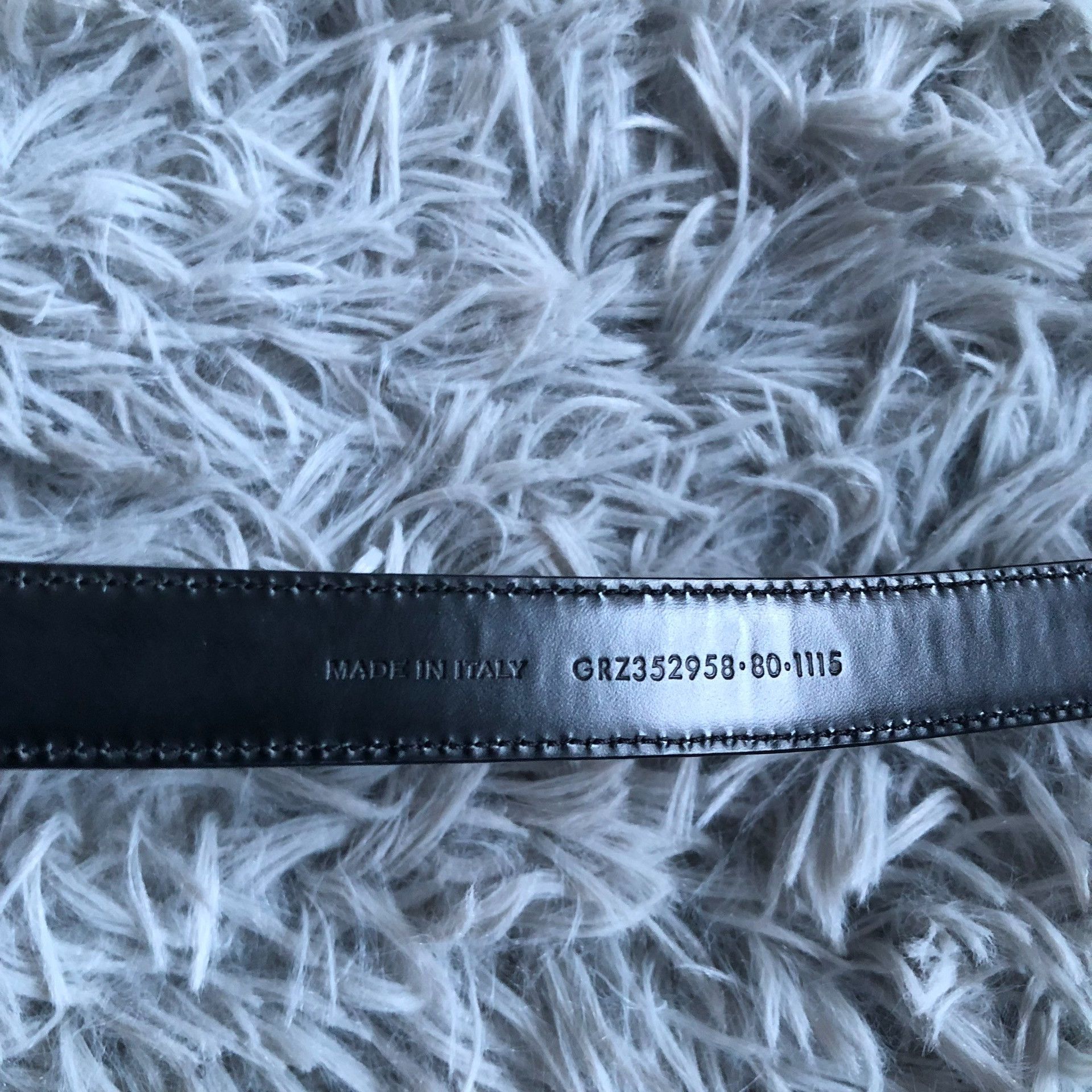 Saint Laurent Paris Saint Laurent SLP Engraved Leather Belt Size ONE SIZE - 3 Thumbnail