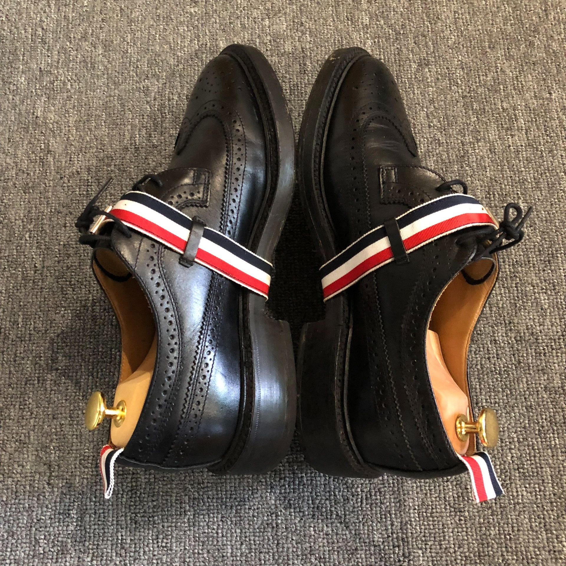Thom Browne Thom Browne Engraved Lace-Up Leather Shoes Size US 8.5 / EU 41-42 - 3 Thumbnail