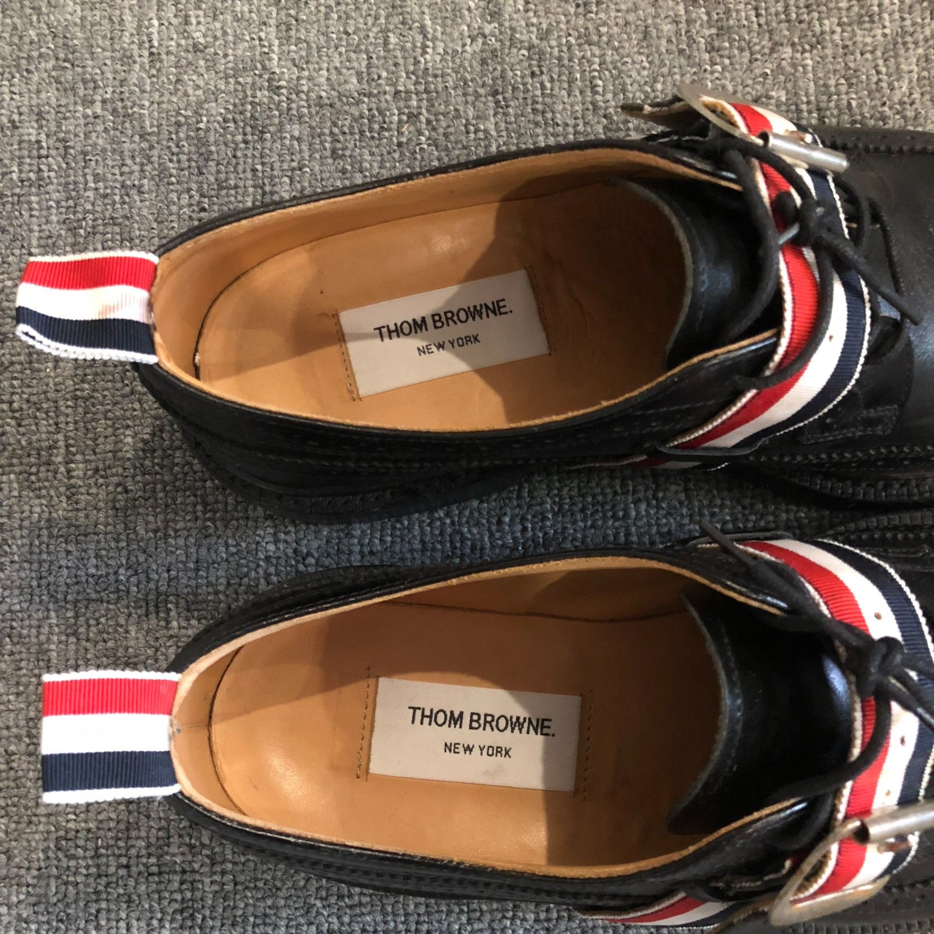 Thom Browne Thom Browne Engraved Lace-Up Leather Shoes Size US 8.5 / EU 41-42 - 5 Thumbnail