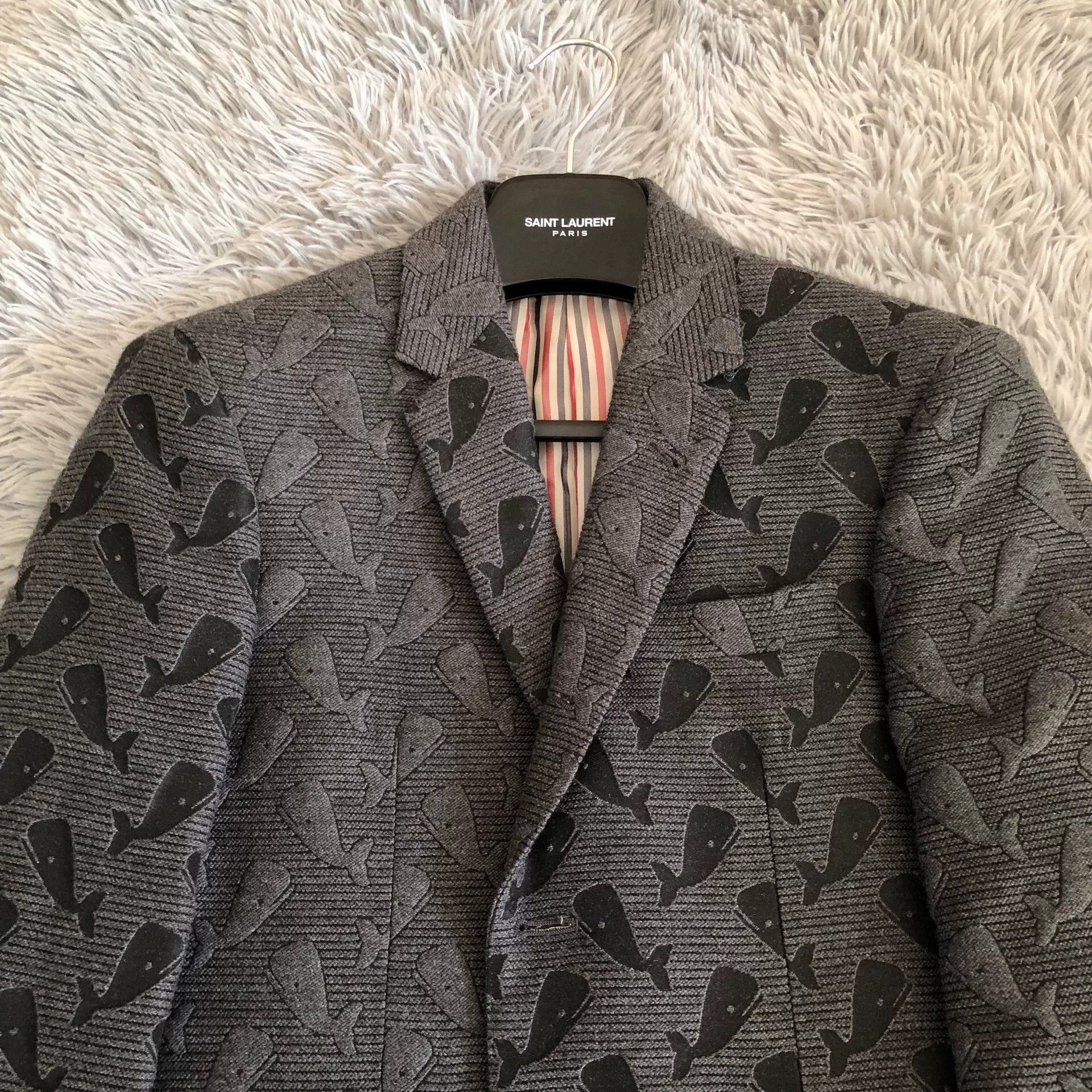 Thom Browne Thom Browne TB Whale Pattern Blazer Size XS / US 0-2 / IT 36-38 - 3 Thumbnail