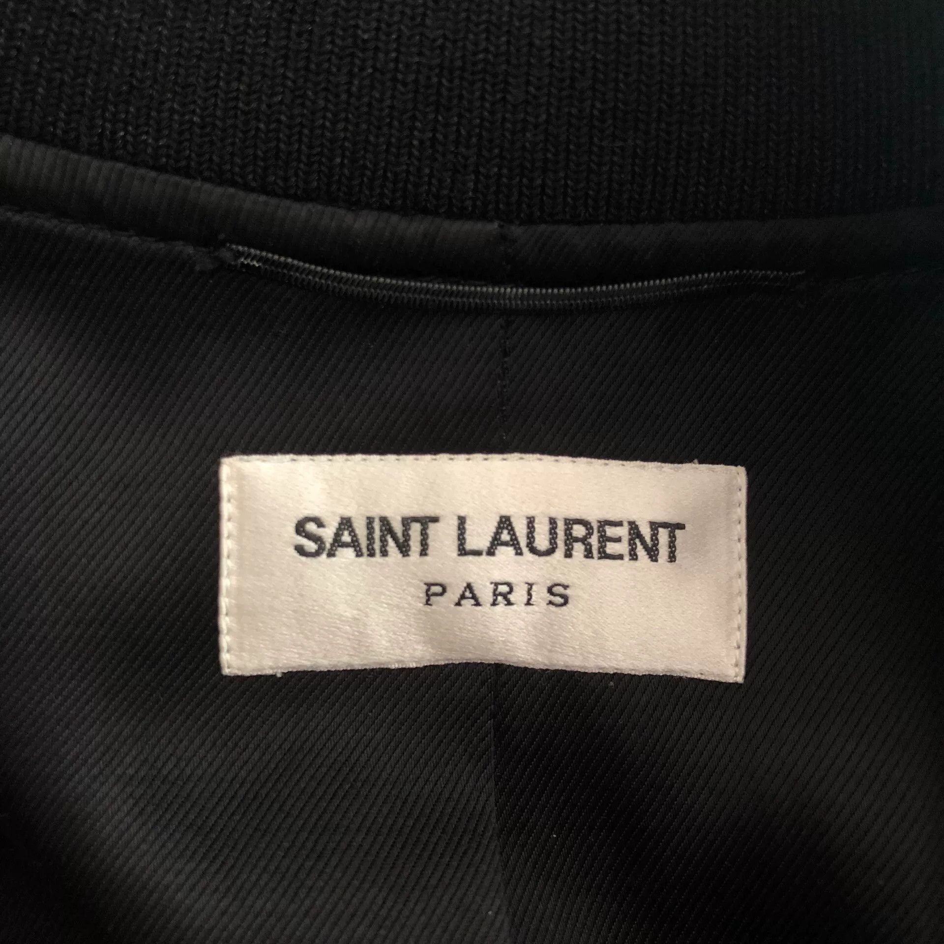 Hedi Slimane Saint Laurent 16FW Silk Baseball Jacket Size US S / EU 44-46 / 1 - 6 Thumbnail