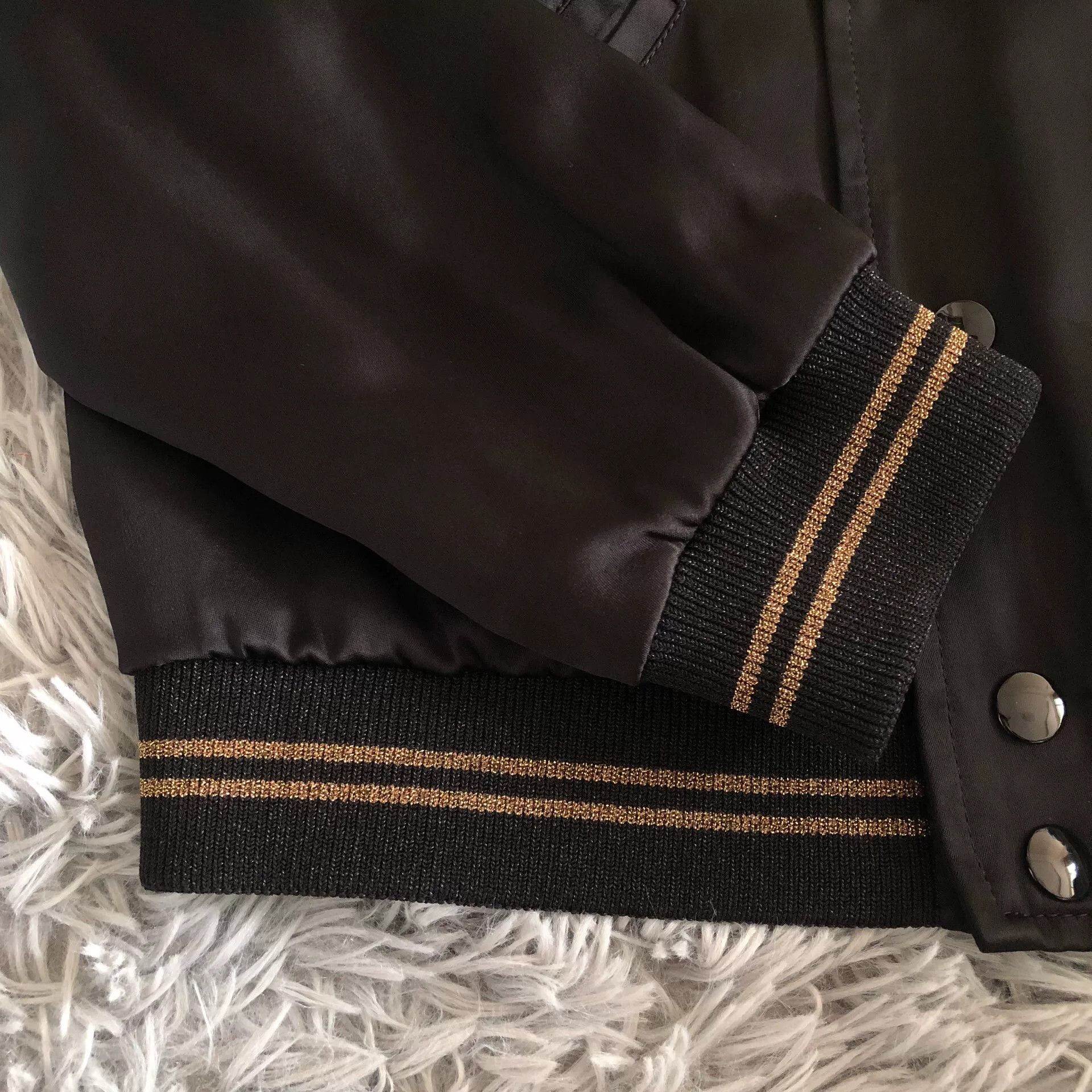Hedi Slimane Saint Laurent 16FW Silk Baseball Jacket Size US S / EU 44-46 / 1 - 3 Thumbnail