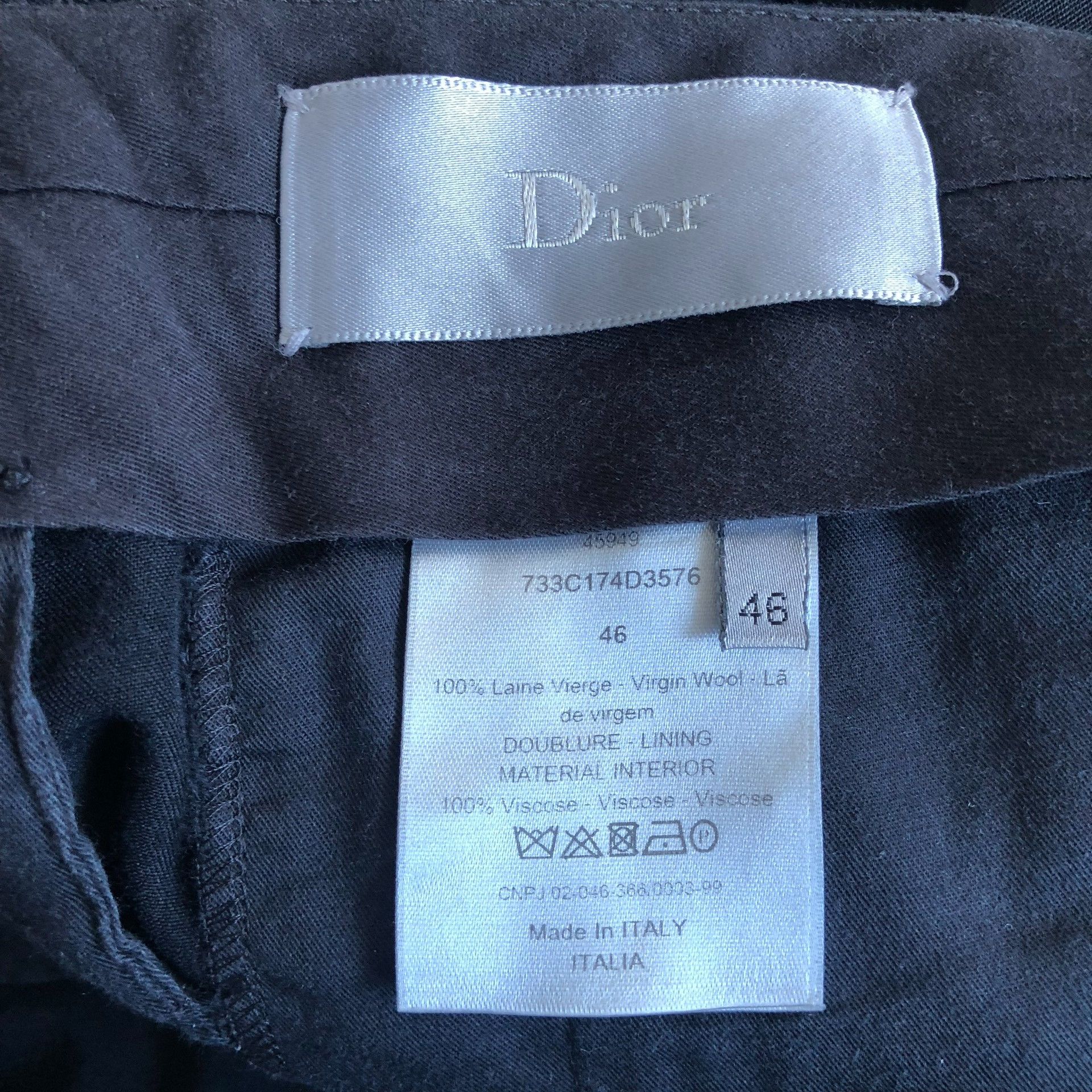 Dior Dior Homme Double Zip Wool Trousers Size US 30 / EU 46 - 5 Thumbnail