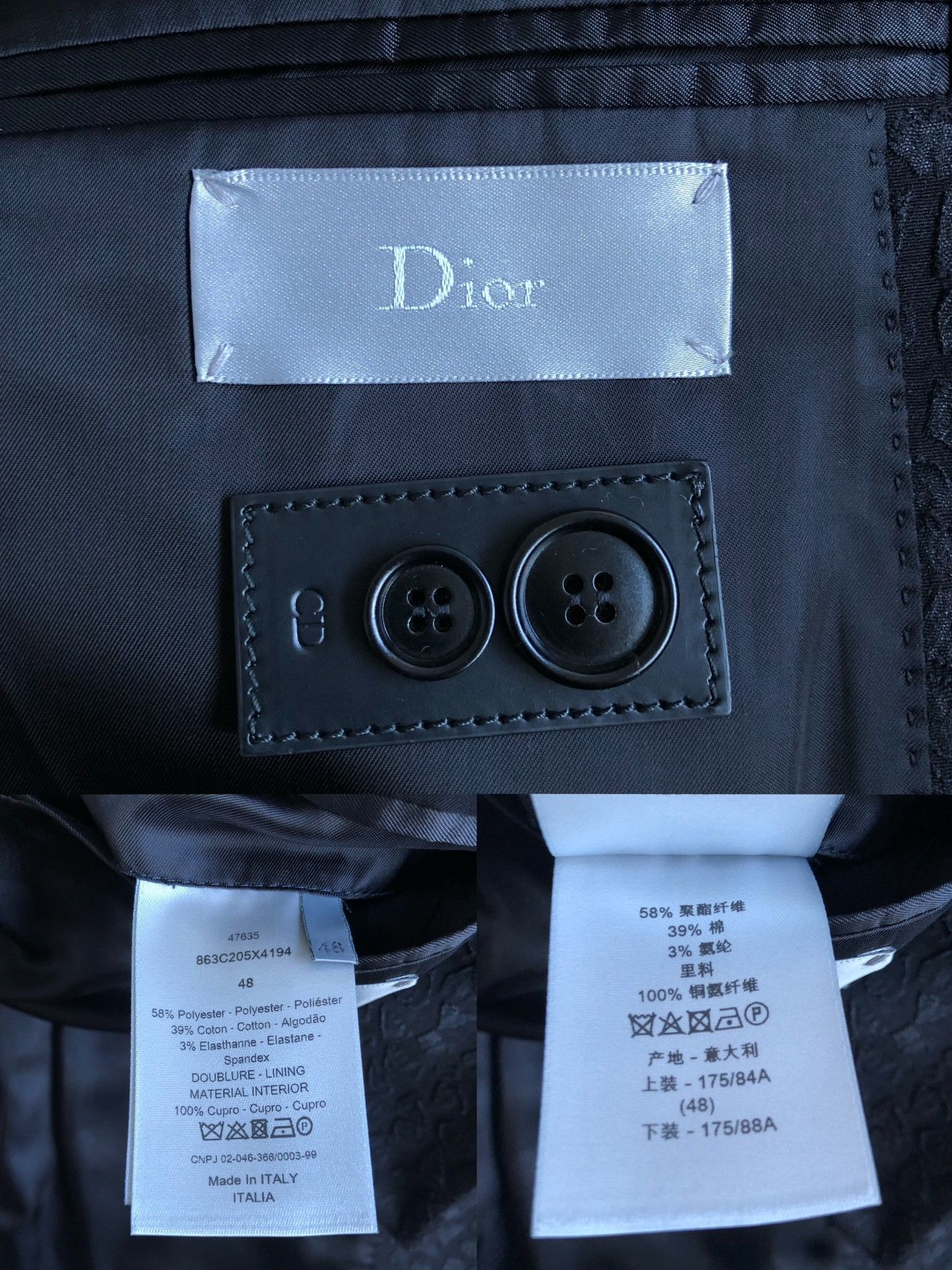 Dior Dior Runway Fragment Pattern Blazer Size US M / EU 48-50 / 2 - 8 Thumbnail