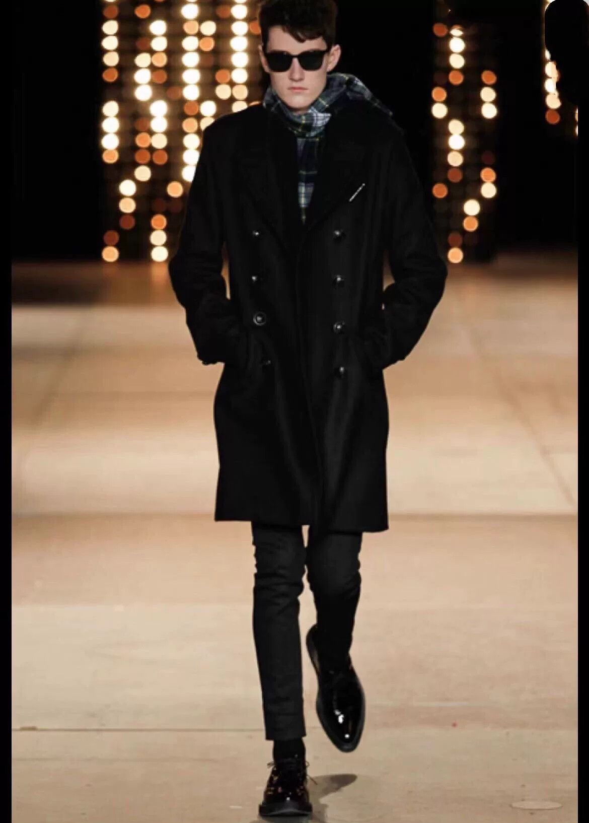 Saint Laurent Paris Saint Laurent 14FW Anchor Double-Breasted Coat Size US S / EU 44-46 / 1 - 9 Thumbnail