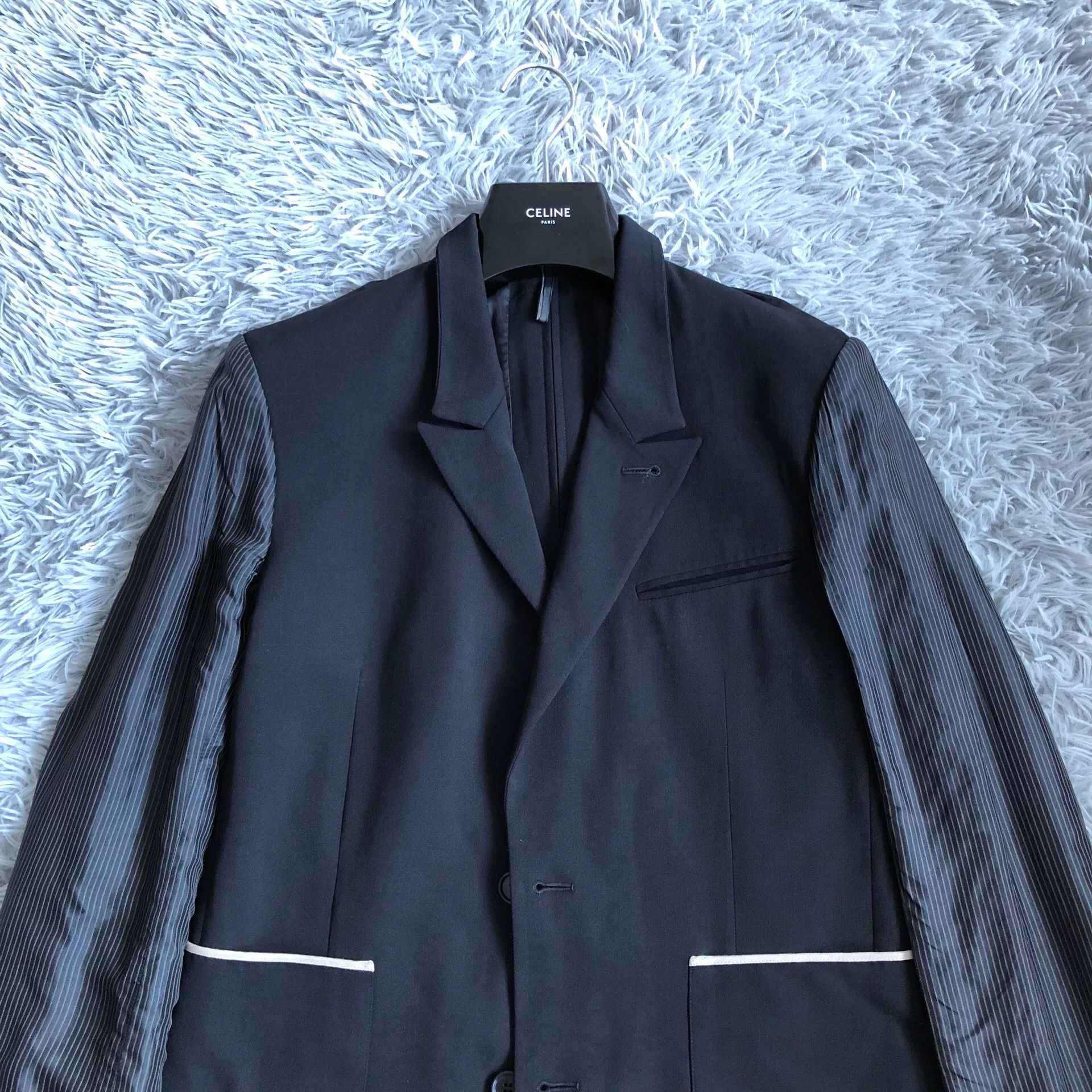 Dior Dior Homme Wool Stripe Back Zip Blazer Size US S / EU 44-46 / 1 - 2 Thumbnail