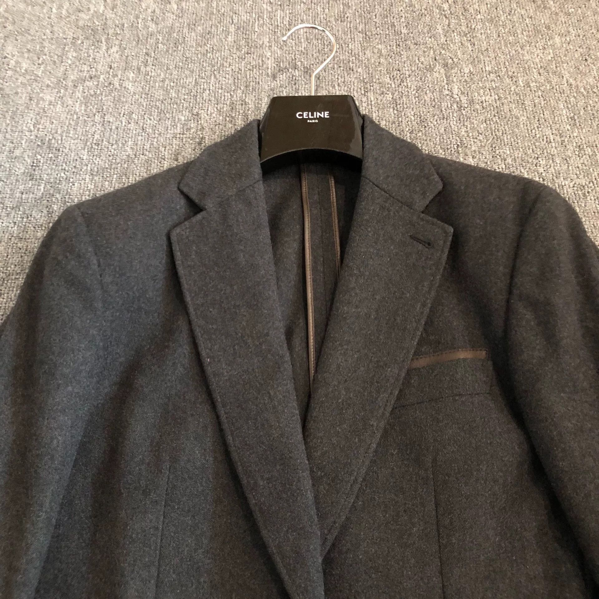 Hermes Hermes Sheepskin Wool Blazer Size US M / EU 48-50 / 2 - 3 Thumbnail