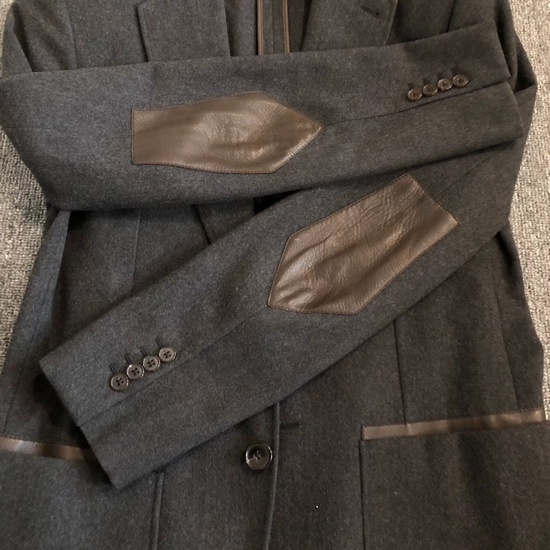Hermes Hermes Sheepskin Wool Blazer Size US M / EU 48-50 / 2 - 7 Thumbnail