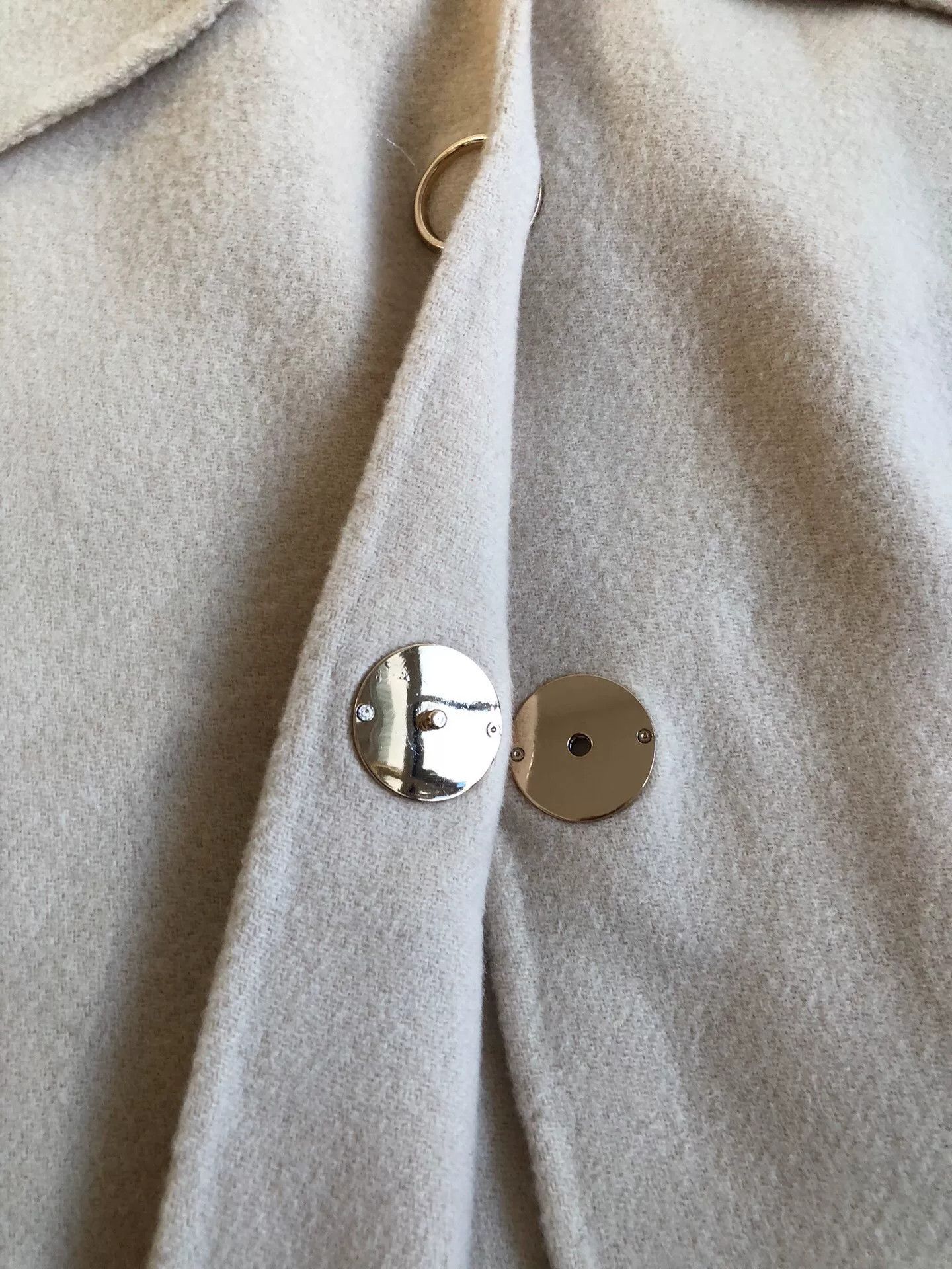 Burberry Burberry Beige Wool Coat Size XS / US 0-2 / IT 36-38 - 2 Thumbnail