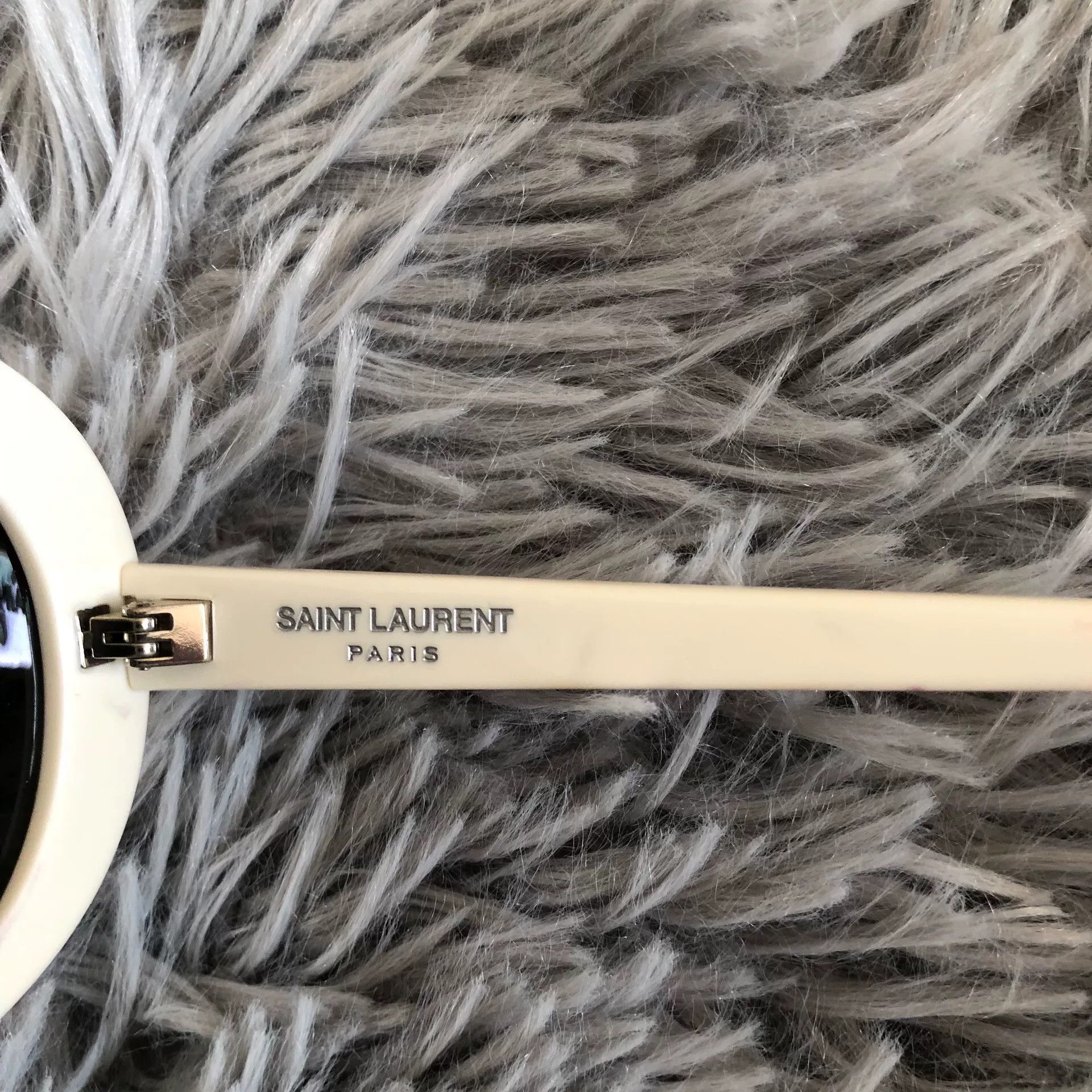 Saint Laurent Paris Saint Laurent SL98 16SS Ivory Sunglasses Size ONE SIZE - 3 Thumbnail