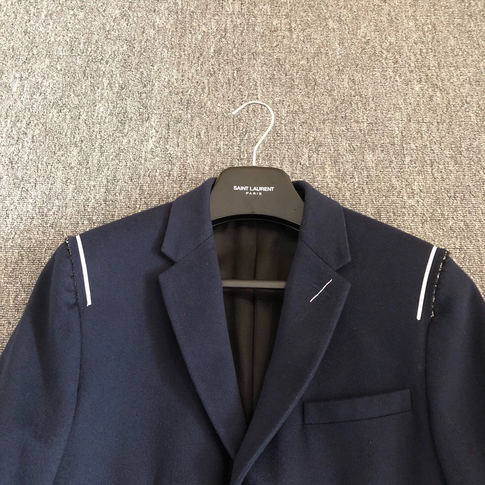 Dior Dior Homme 18FW Royal Blue Wool Coat Size US S / EU 44-46 / 1 - 3 Thumbnail