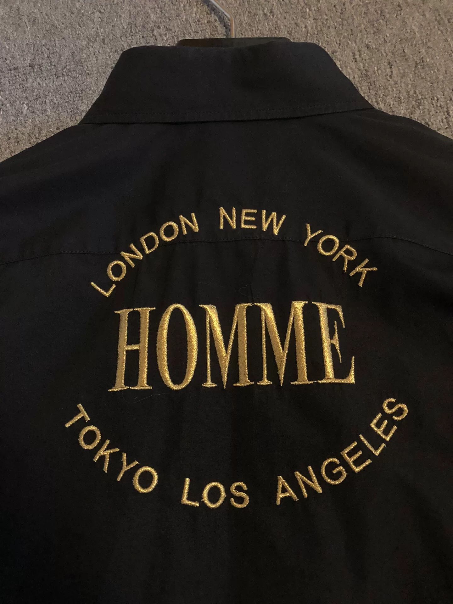 Balenciaga Balenciaga Homme Gold Thread Shirt Size US M / EU 48-50 / 2 - 6 Thumbnail