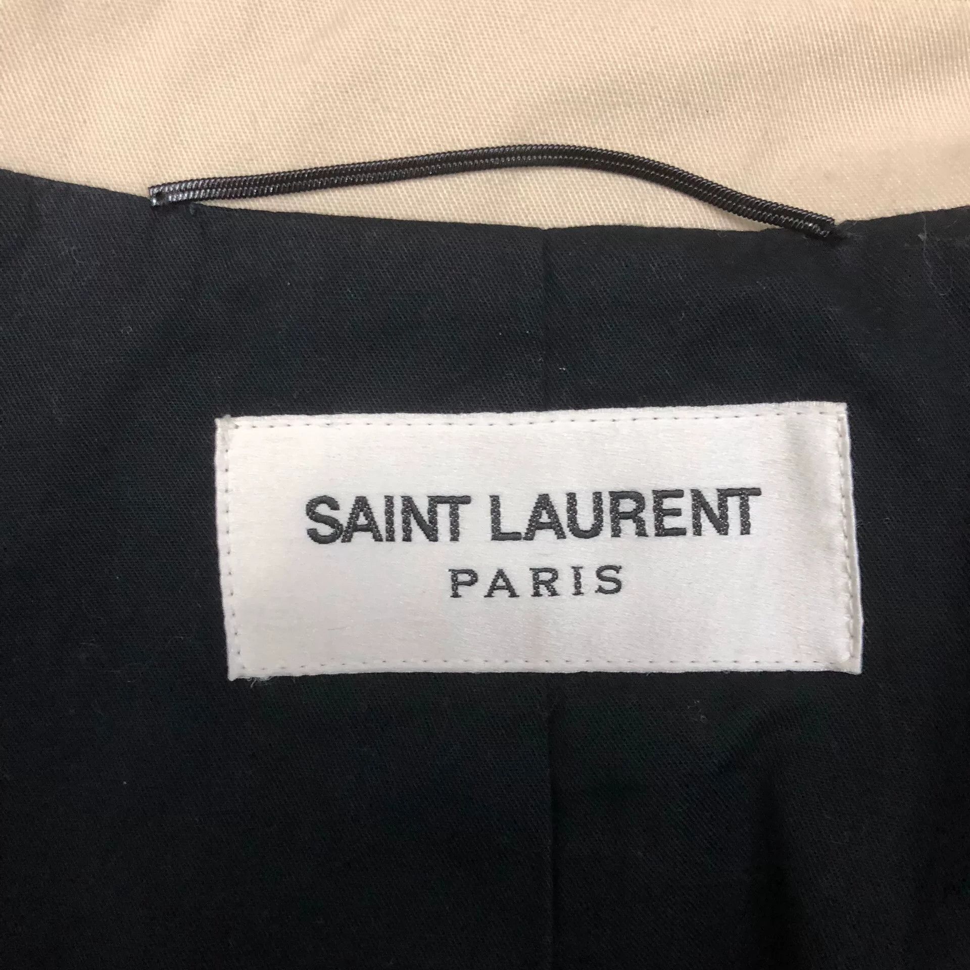 Saint Laurent Paris Saint Laurent 16FW Khaki Trench Coat Size US S / EU 44-46 / 1 - 4 Thumbnail