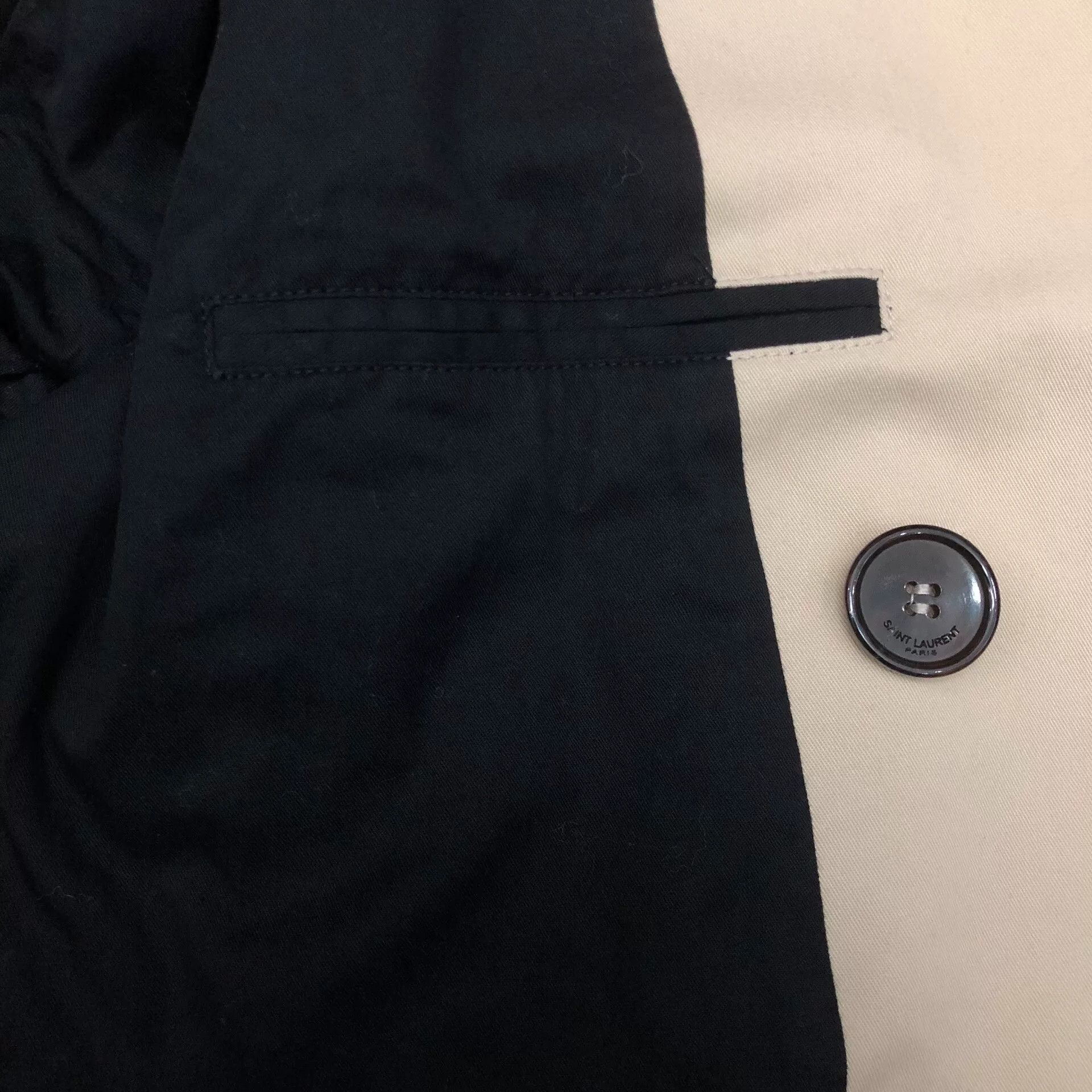 Saint Laurent Paris Saint Laurent 16FW Khaki Trench Coat Size US S / EU 44-46 / 1 - 5 Thumbnail
