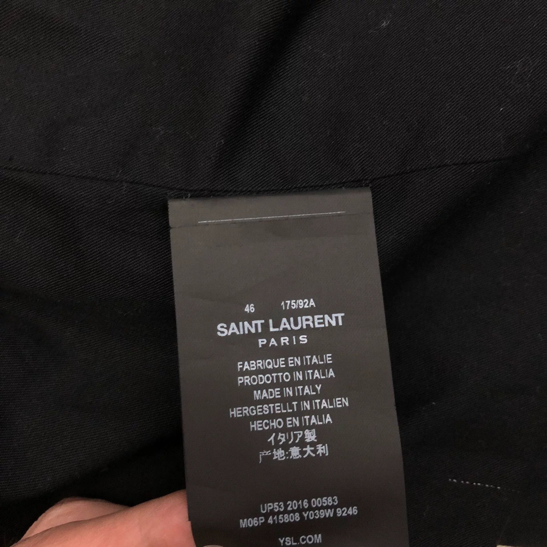 Saint Laurent Paris Saint Laurent 16FW Khaki Trench Coat Size US S / EU 44-46 / 1 - 7 Thumbnail
