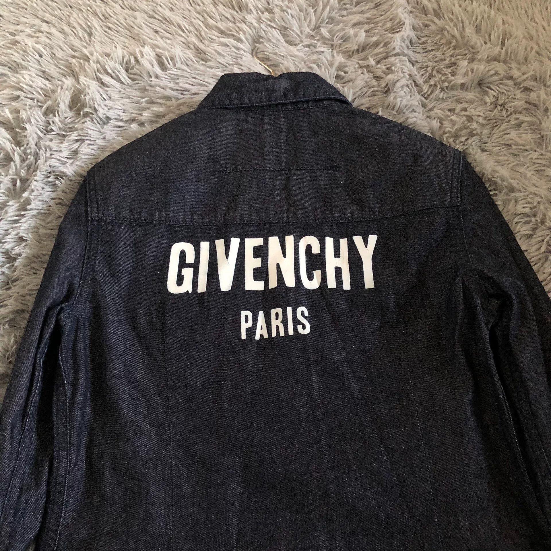 Givenchy Givenchy Logo Denim Shirt Jacket Size XS / US 0-2 / IT 36-38 - 4 Thumbnail