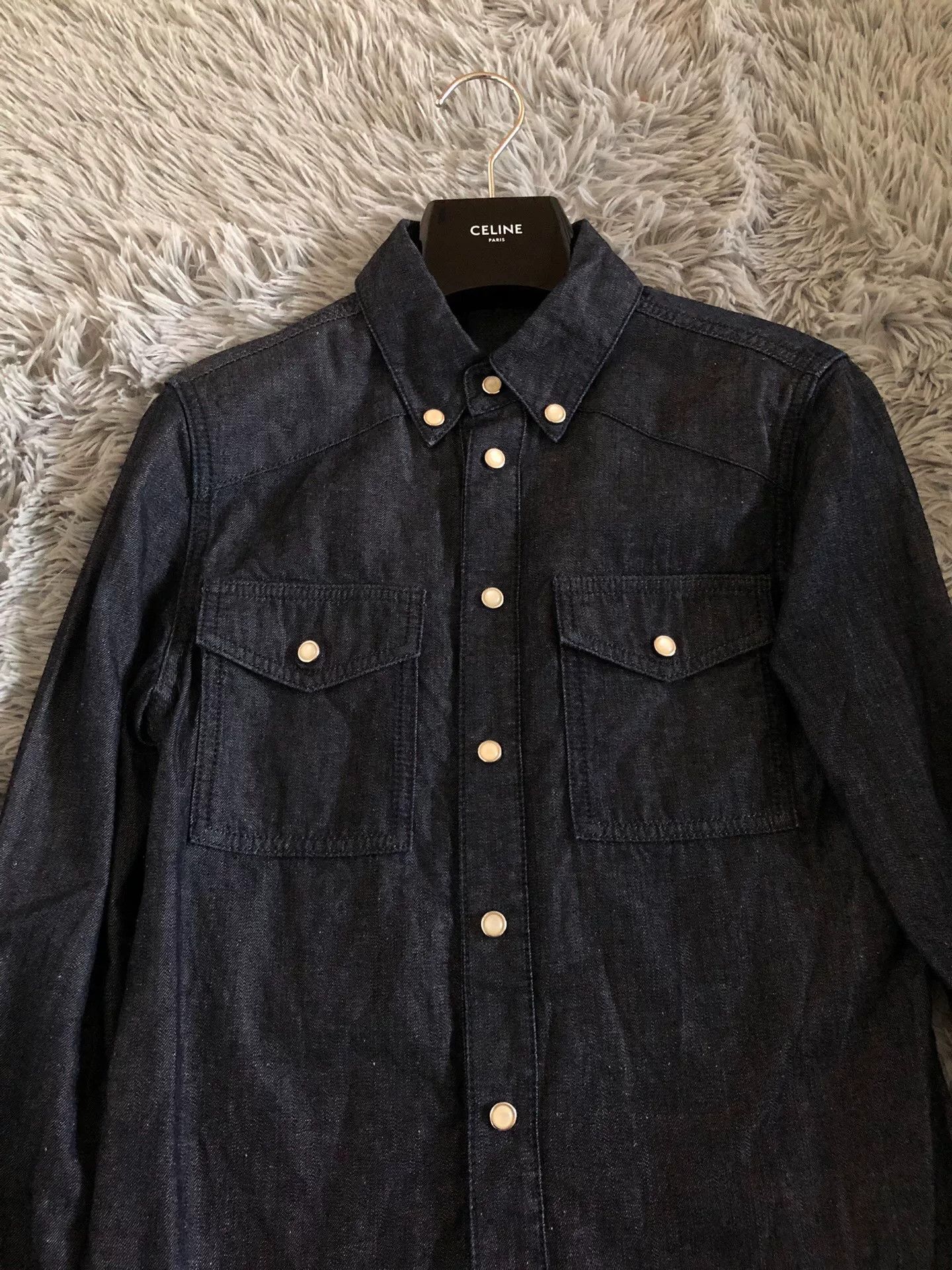 Givenchy Givenchy Logo Denim Shirt Jacket Size XS / US 0-2 / IT 36-38 - 2 Thumbnail