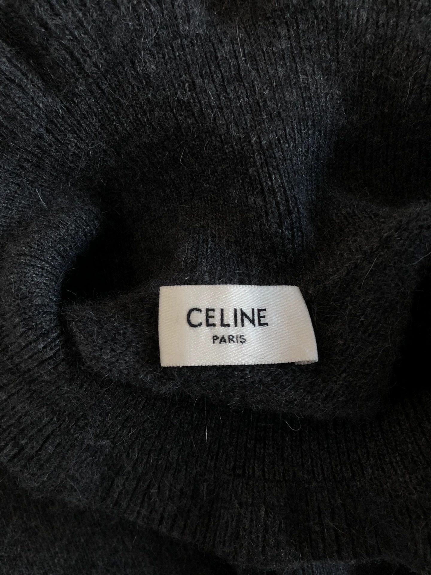 Celine Celine Ruffled Collar Turtleneck Sweater Size L / US 10 / IT 46 - 2 Thumbnail
