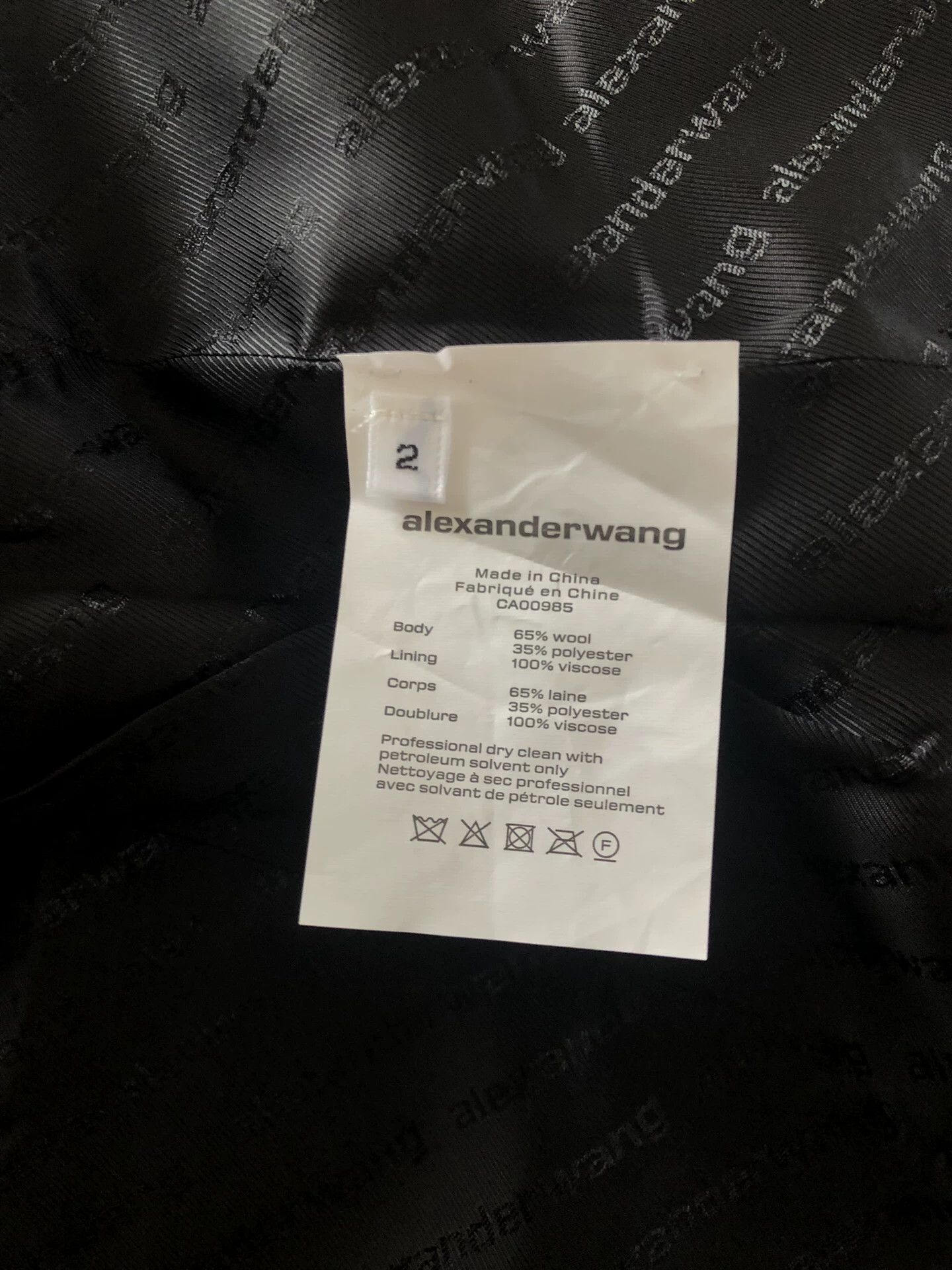 Alexander Wang Alexander Wang Zipper Detail Blazer Size US M / EU 48-50 / 2 - 8 Thumbnail