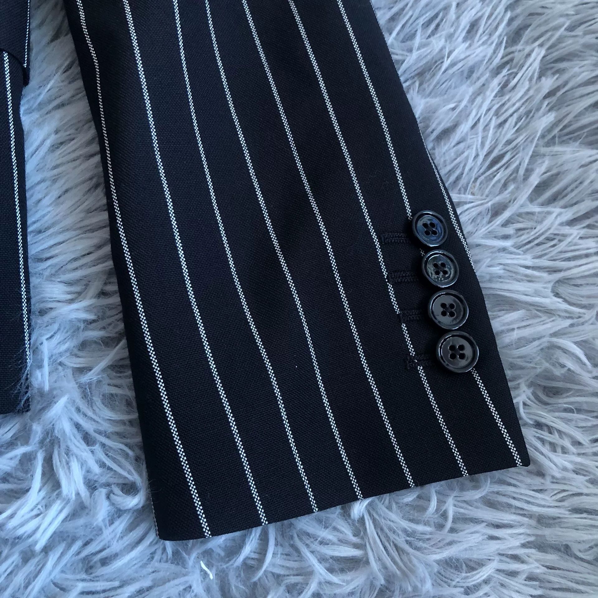Celine Celine Striped Wool Blazer Size XS / US 0-2 / IT 36-38 - 5 Thumbnail