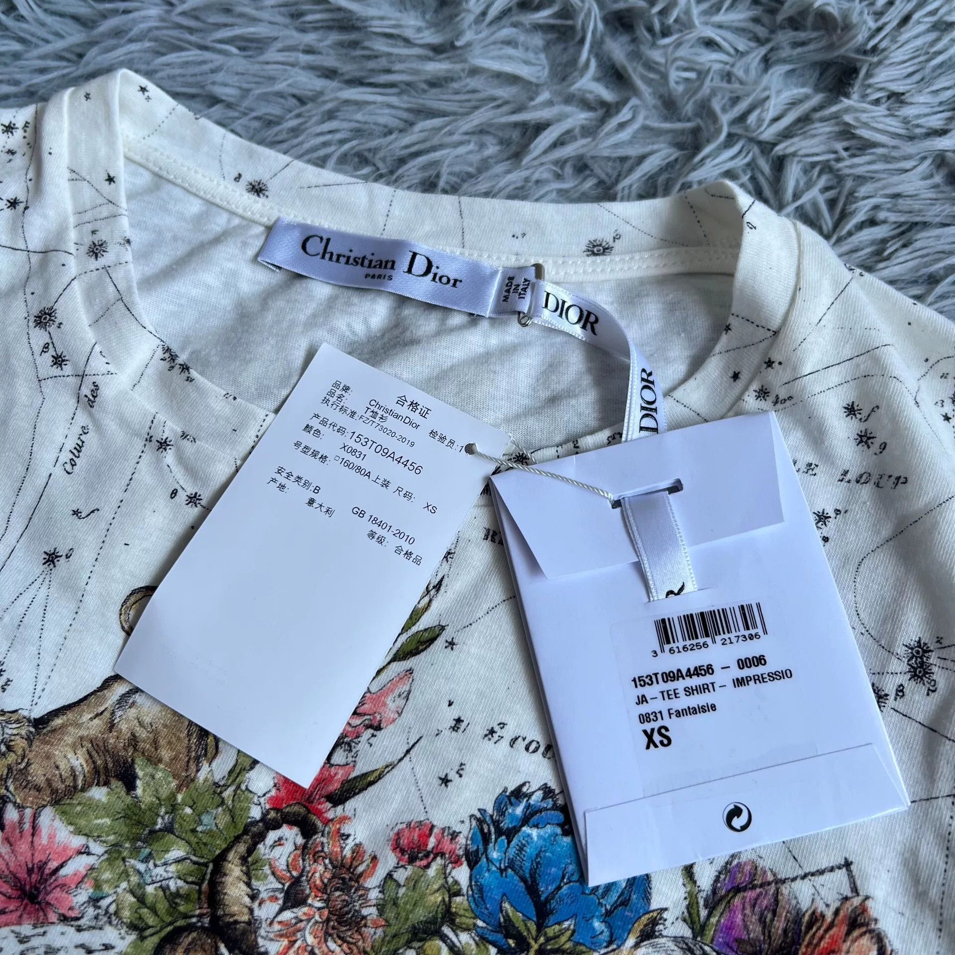 Dior Dior Constellation Star Short-Sleeve T-Shirt Size XS / US 0-2 / IT 36-38 - 2 Thumbnail