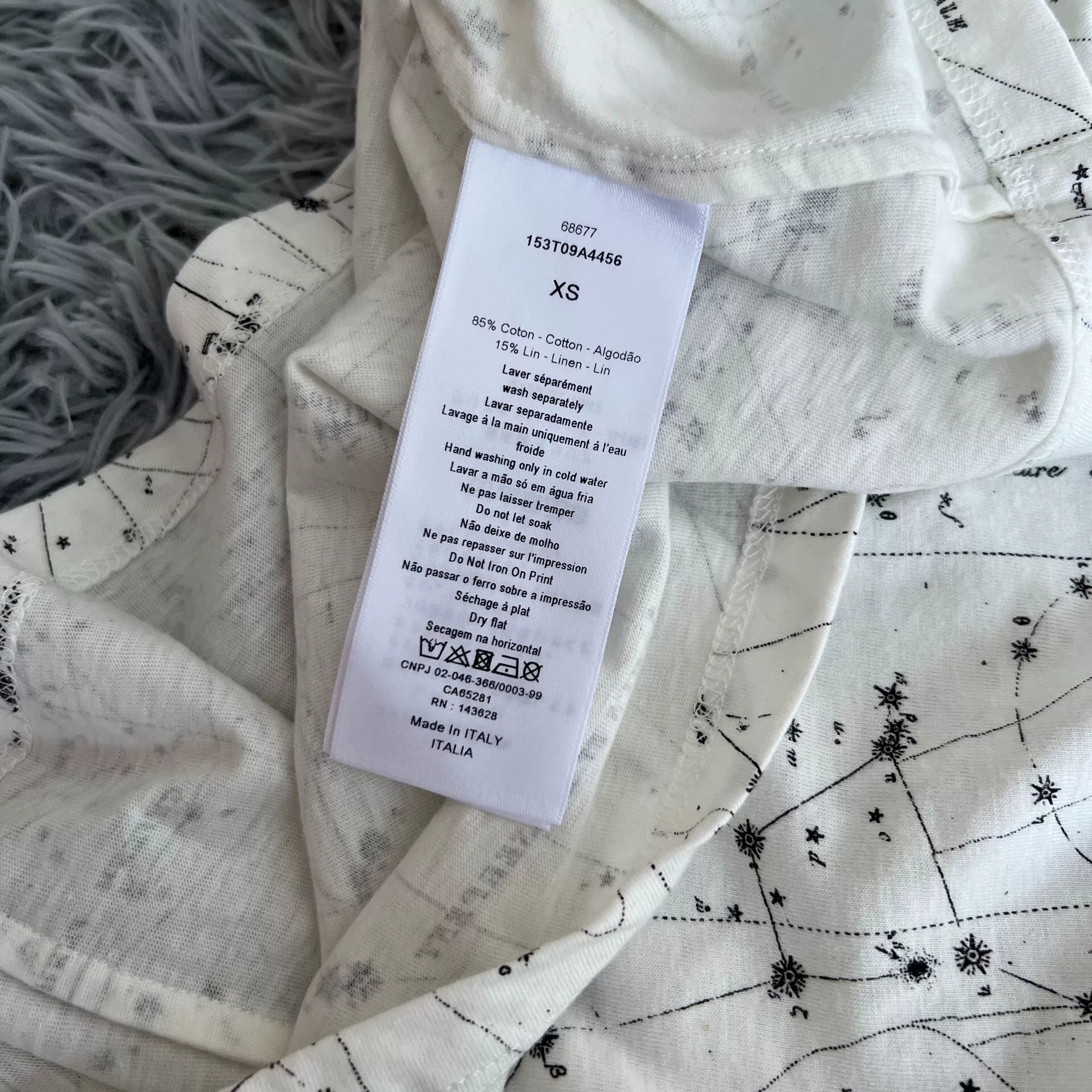Dior Dior Constellation Star Short-Sleeve T-Shirt Size XS / US 0-2 / IT 36-38 - 5 Thumbnail