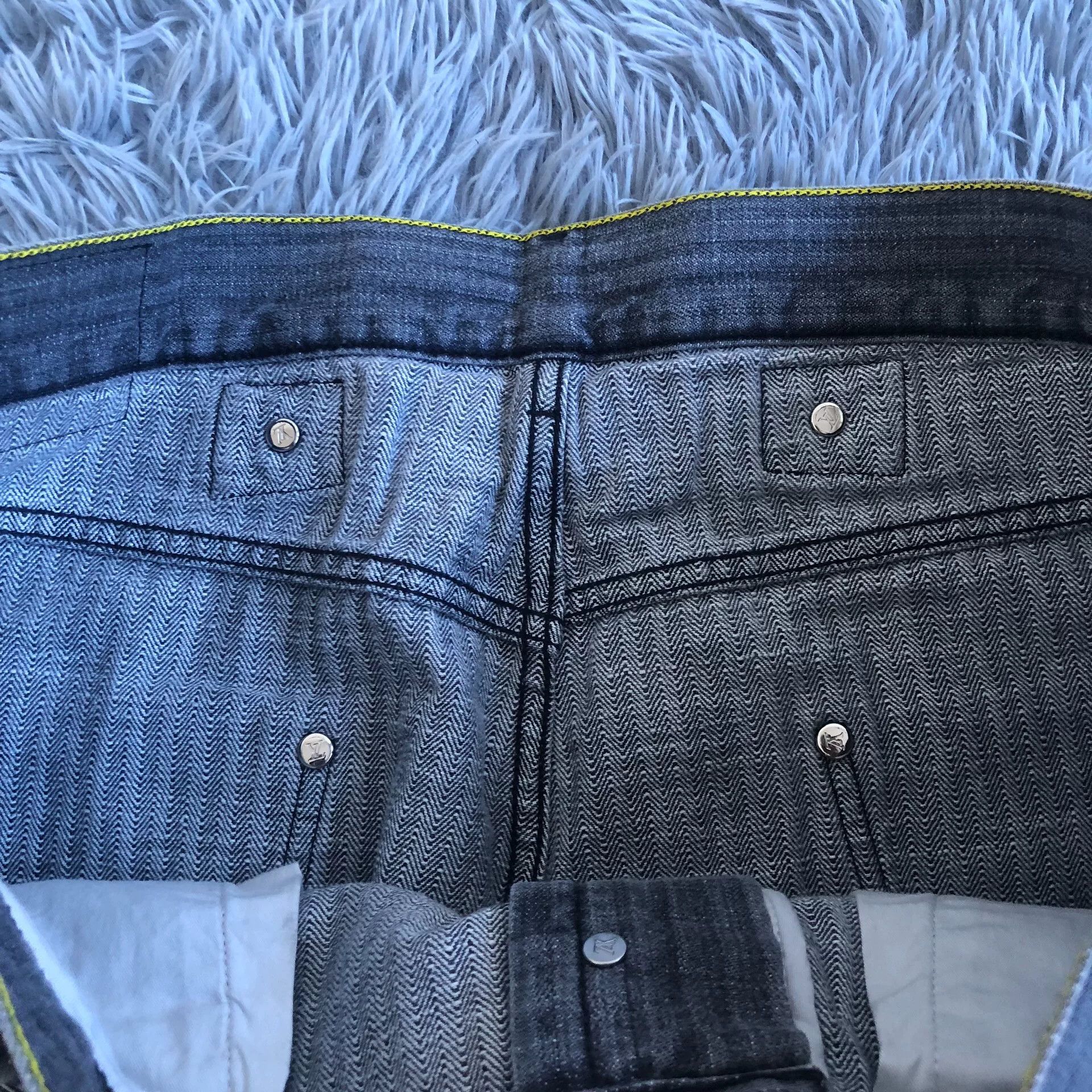 Louis Vuitton Louis Vuitton Washed Gray Casual Jeans Size US 31 - 4 Thumbnail