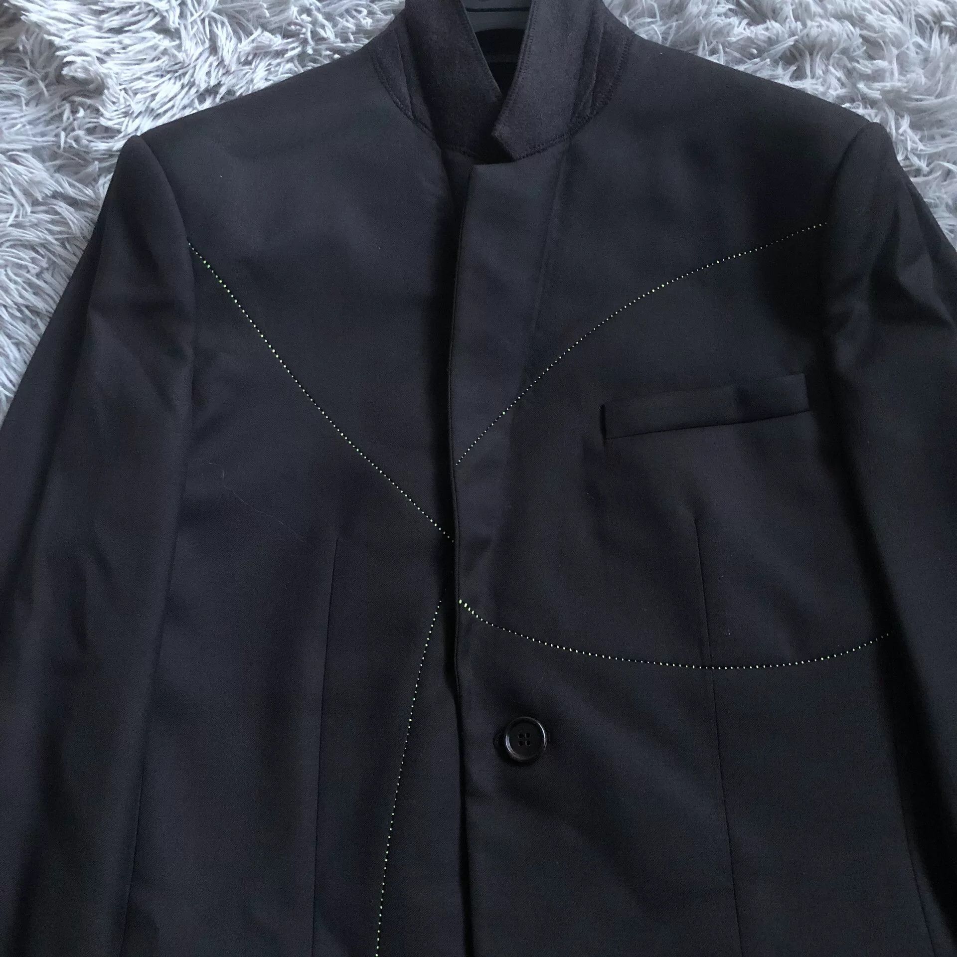 Dior Dior Homme 15ss Stitched Wool Suit Size US S / EU 44-46 / 1 - 4 Thumbnail