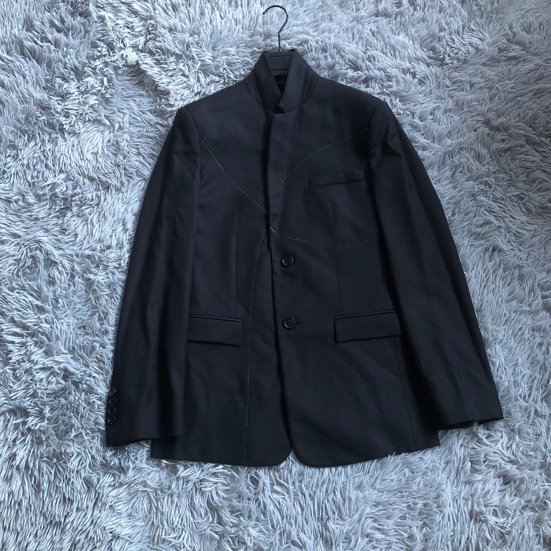 Dior Dior Homme 15ss Stitched Wool Suit Size US S / EU 44-46 / 1 - 3 Thumbnail