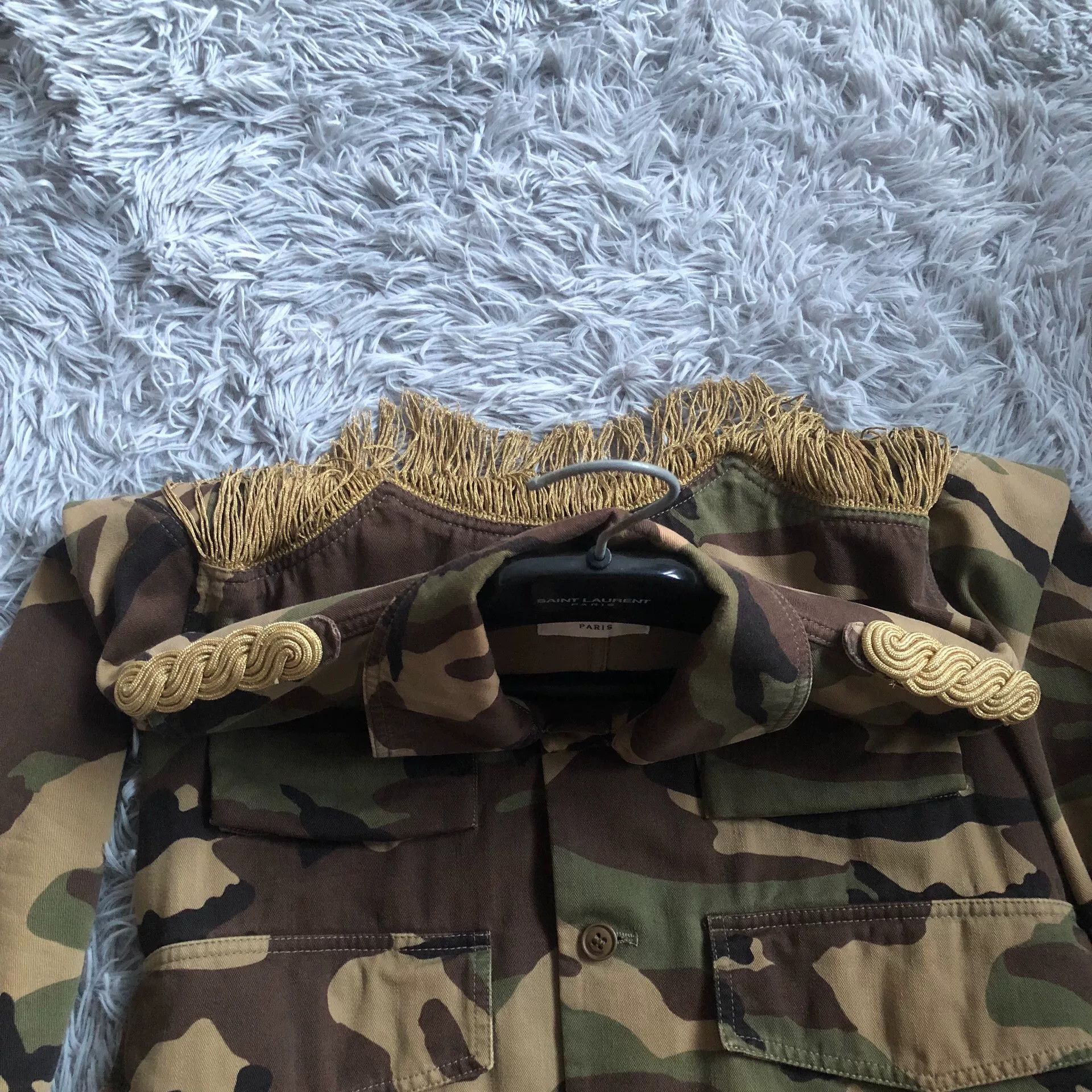 Saint Laurent Paris Saint Laurent SLP 15SS Camo Jacket Size US S / EU 44-46 / 1 - 4 Thumbnail