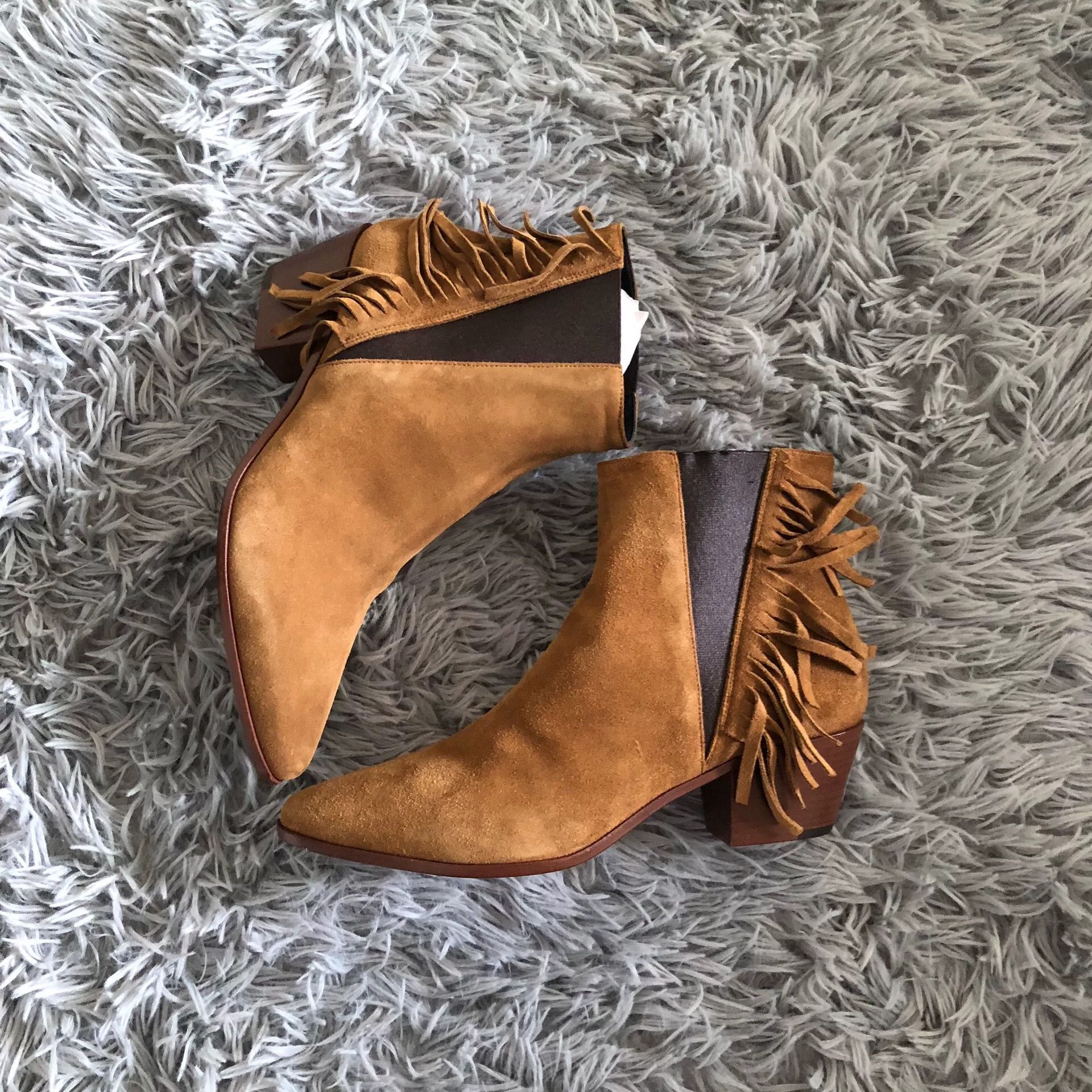 Saint Laurent Paris Saint Laurent Suede Tassel Chelsea Boots Size US 6 / IT 36 - 4 Thumbnail