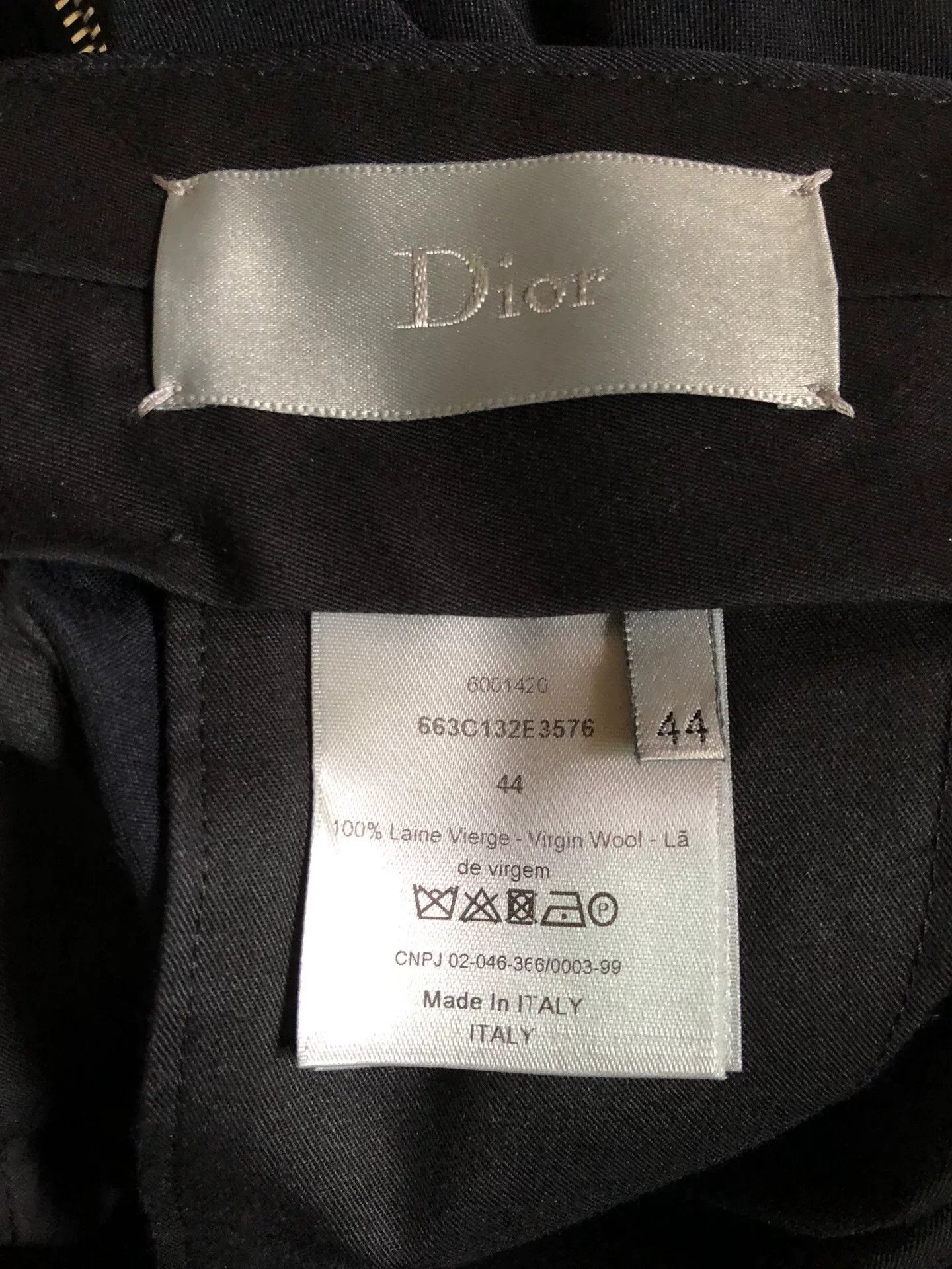 Dior Dior Homme 6-Zip Wool Cargo Pants Size US 28 / EU 44 - 3 Thumbnail