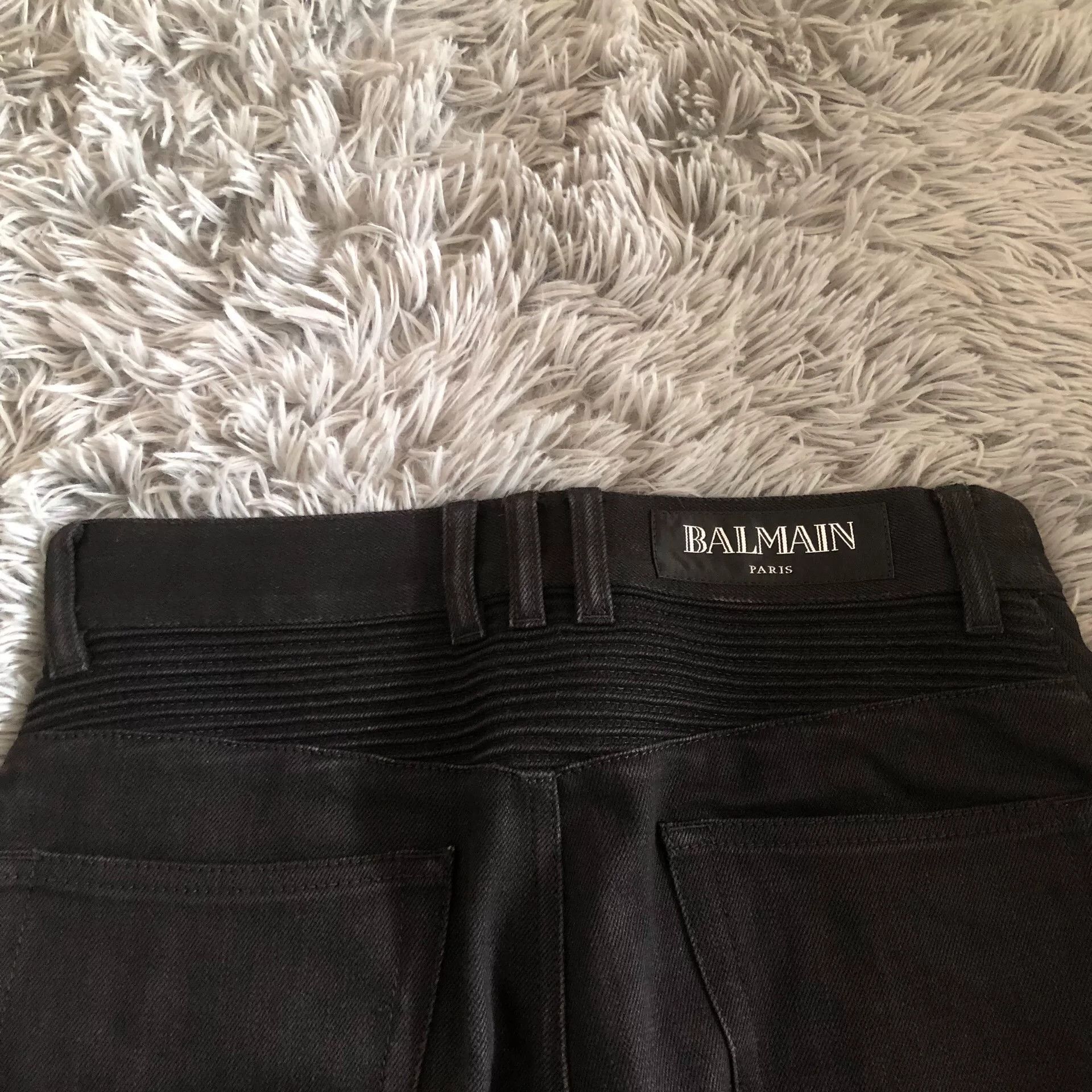 Balmain Balmain Leather Patch Moto Jeans Size US 28 / EU 44 - 8 Thumbnail