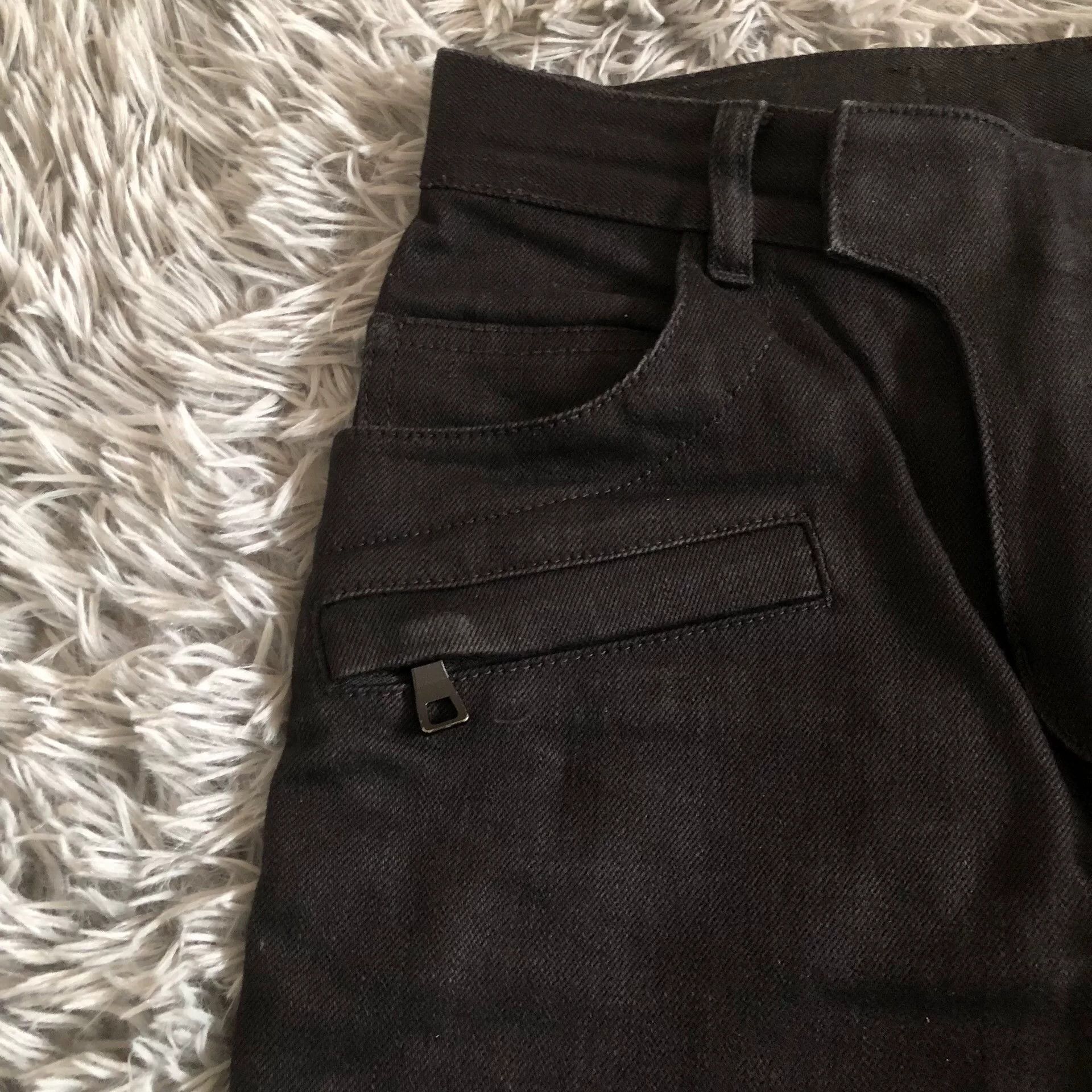 Balmain Balmain Leather Patch Moto Jeans Size US 28 / EU 44 - 5 Thumbnail