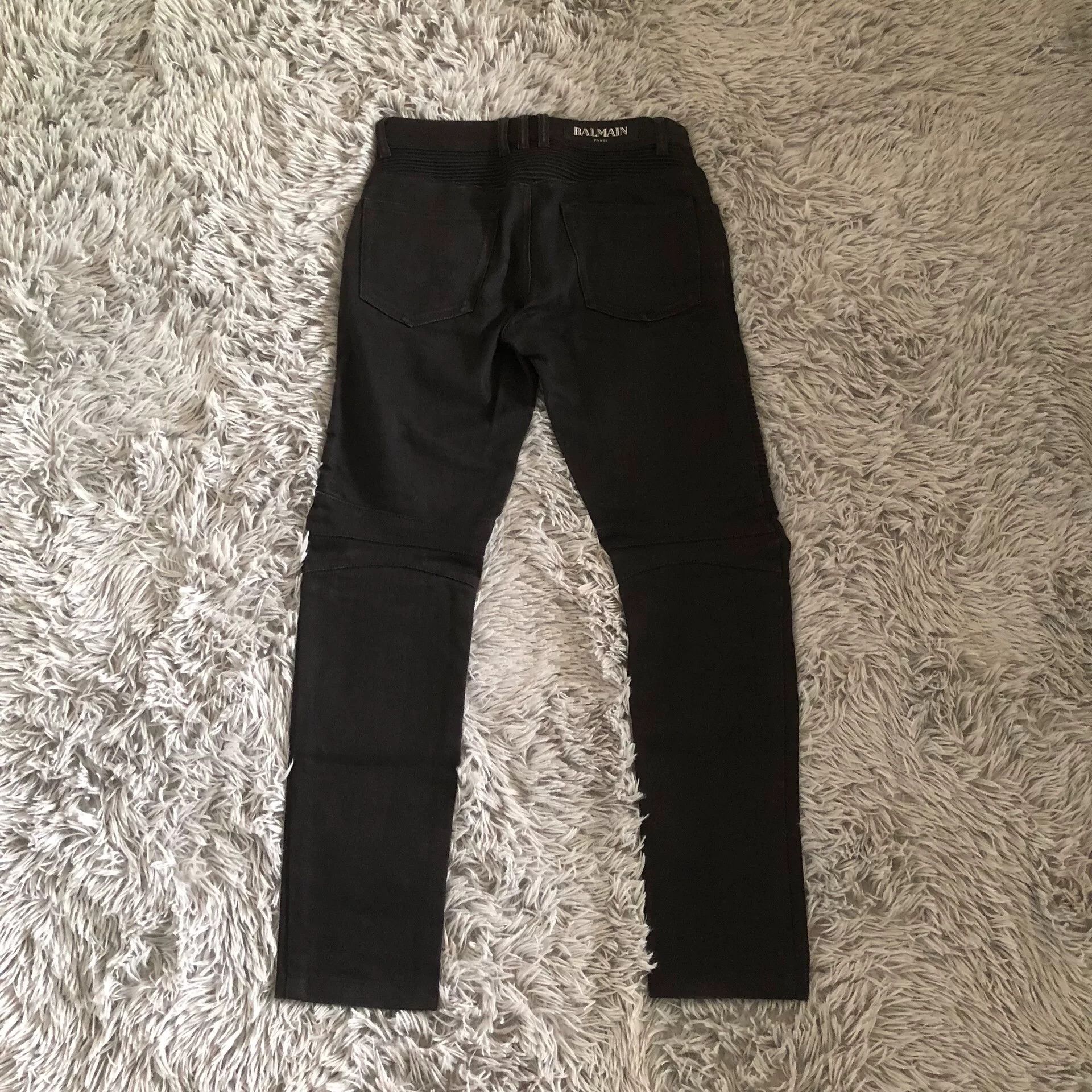 Balmain Balmain Leather Patch Moto Jeans Size US 28 / EU 44 - 6 Thumbnail