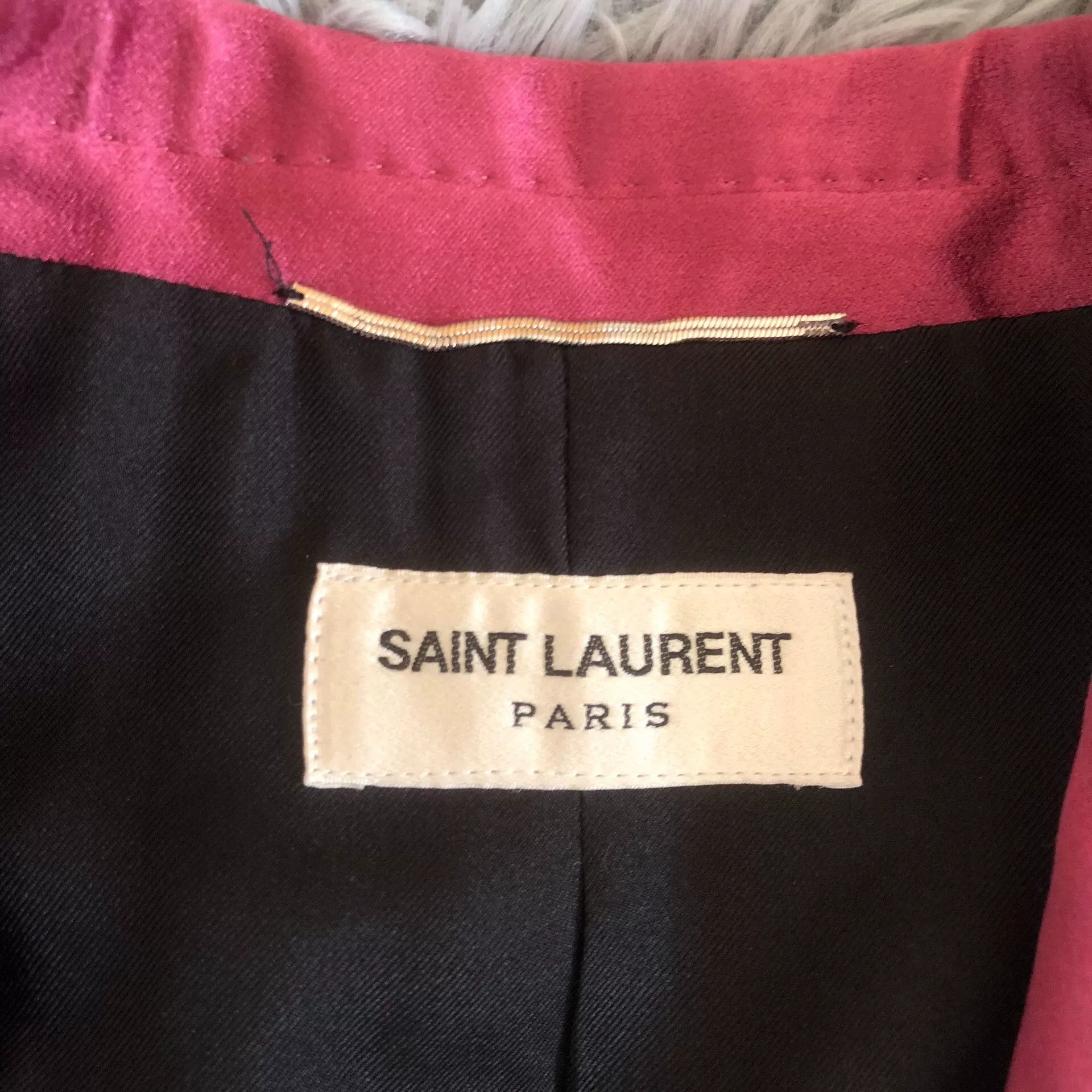 Saint Laurent Paris Saint Laurent 16SS Shawl Collar Pink Blazer Size US S / EU 44-46 / 1 - 4 Thumbnail
